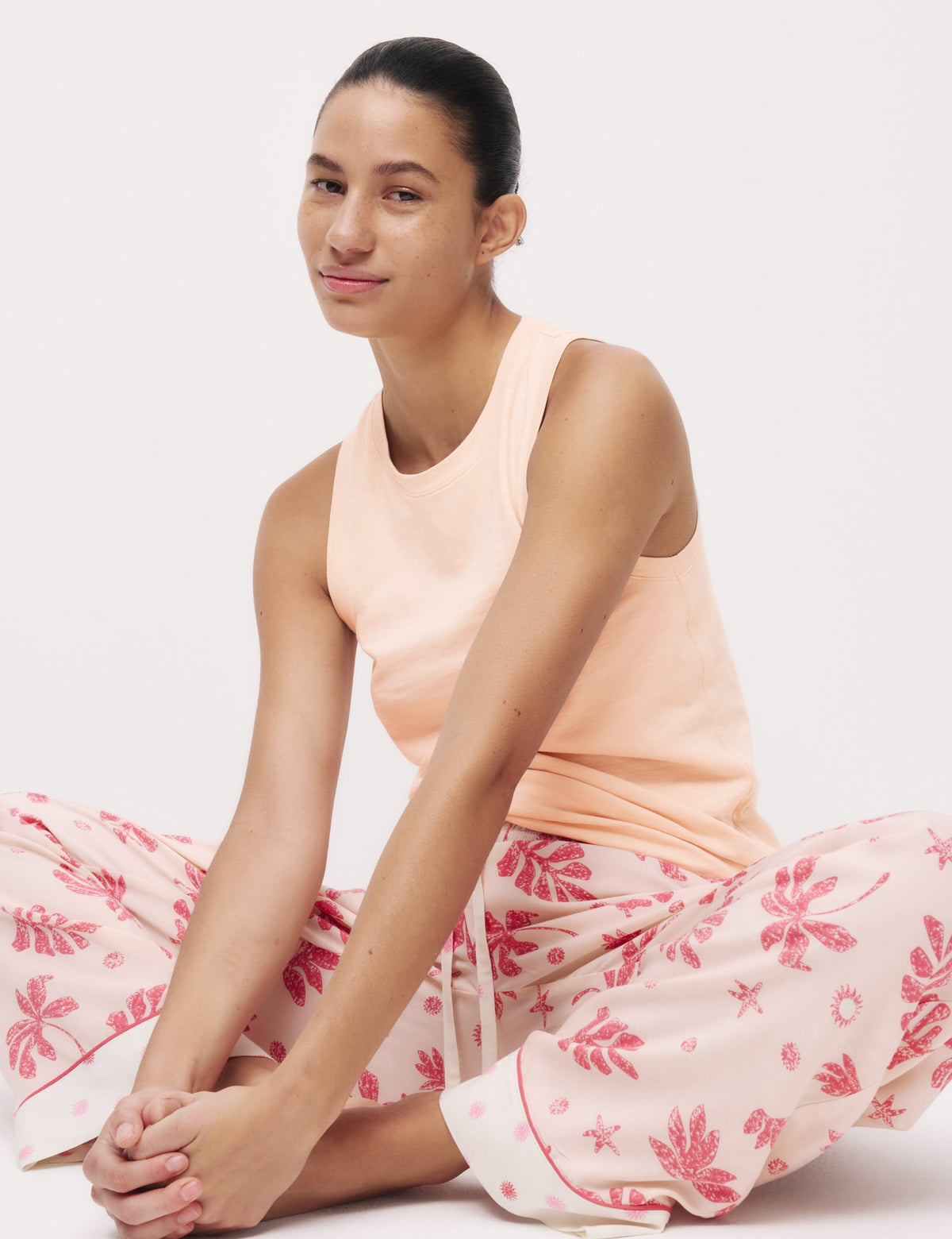 Saf Pamuklu Cool Comfort™ Pijama Atlet Üstü