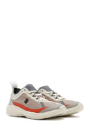 Kadın Bej Bağcıklı Kalın Tabanlı Sneaker
