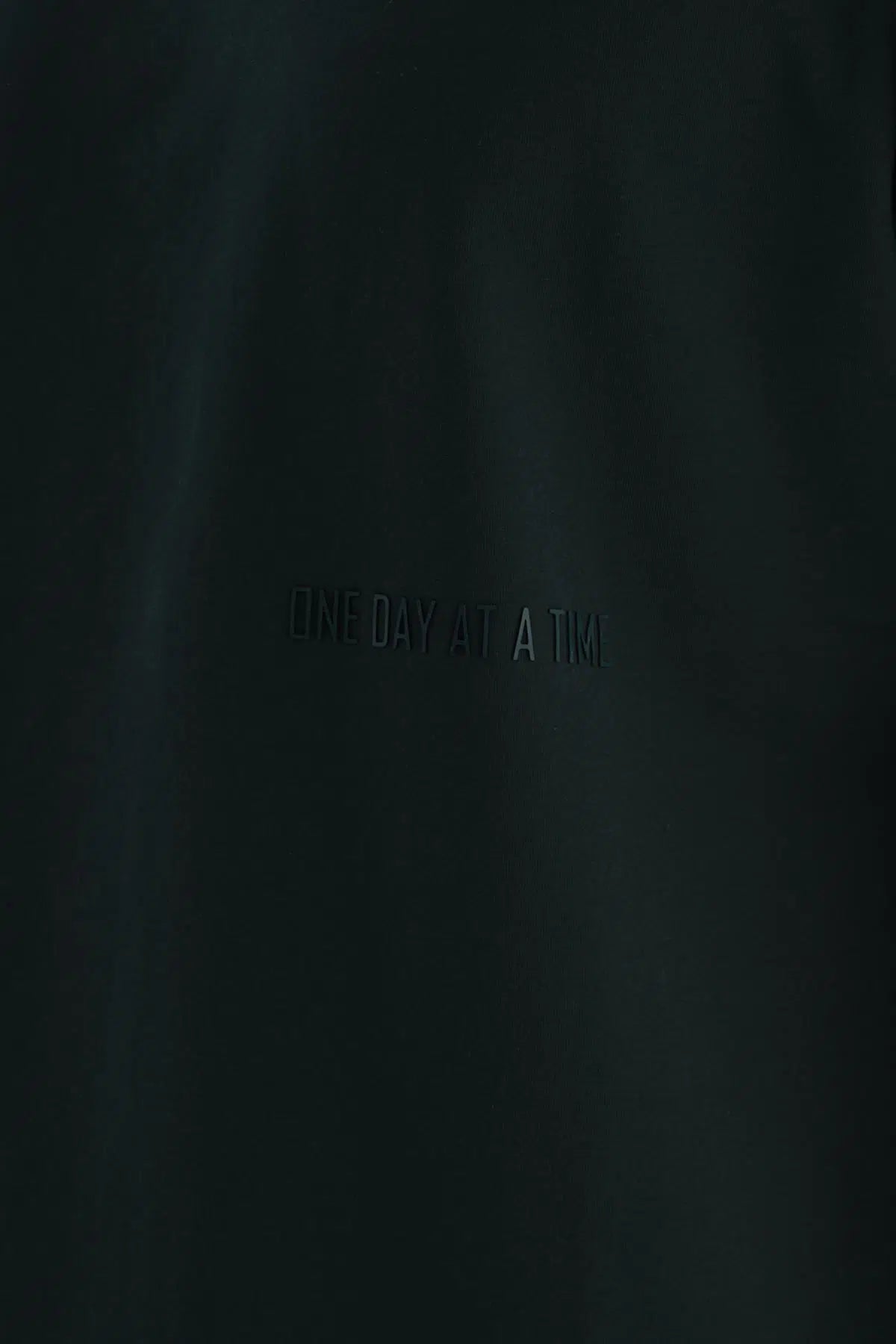 Koyu Yeşil Erkek Slogan Baskılı Tişört