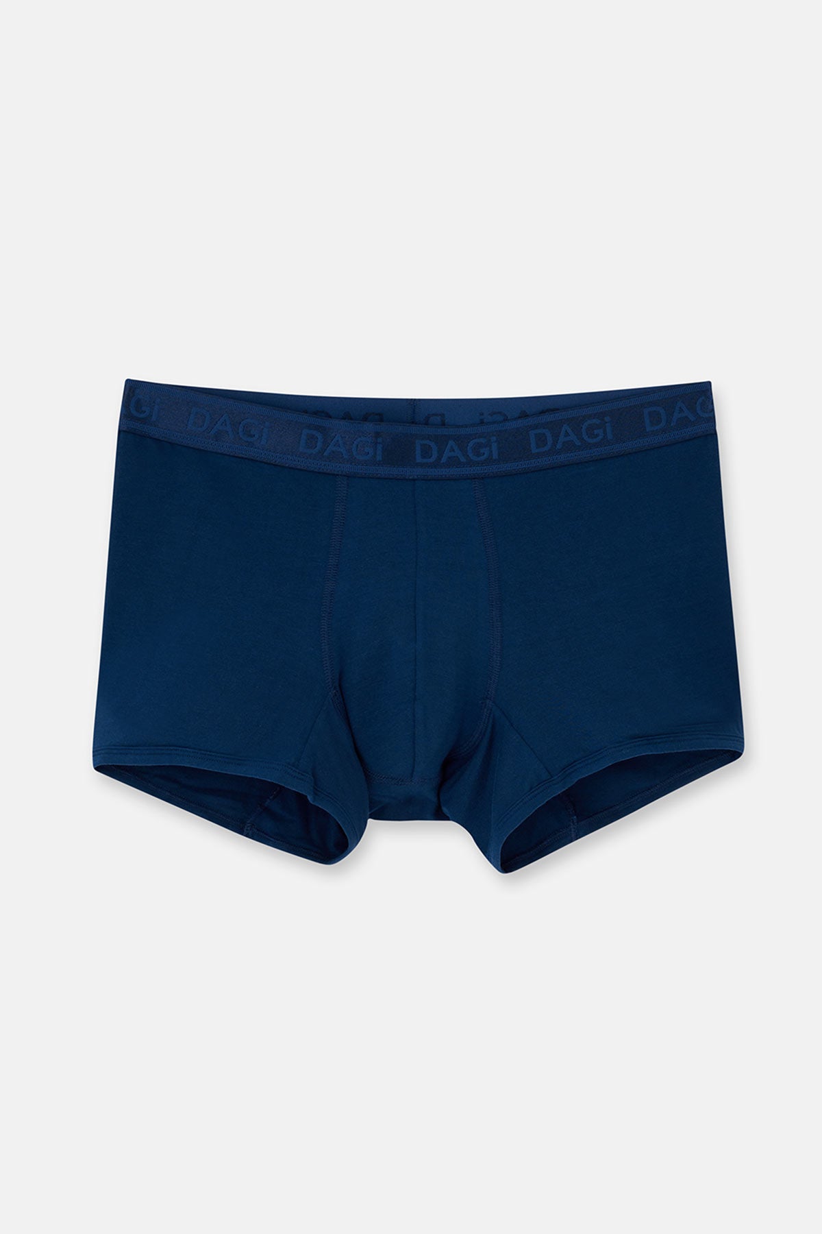 Koyu Mavi 4210 2'li Desenli Micro Modal Boxer