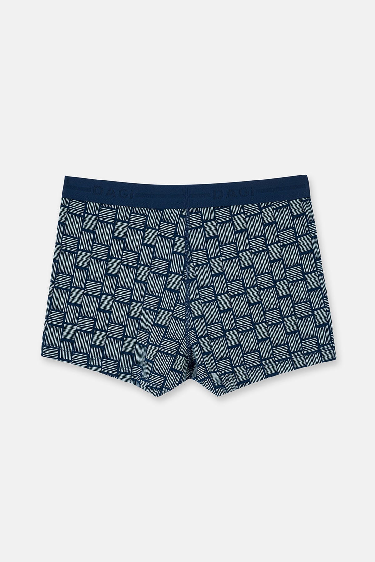 Lacivert 5210 2'li Desenli Pamuk Boxer