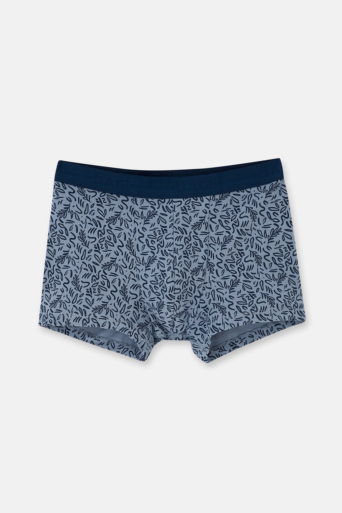 Lacivert 5210 2'li Desenli Pamuk Boxer