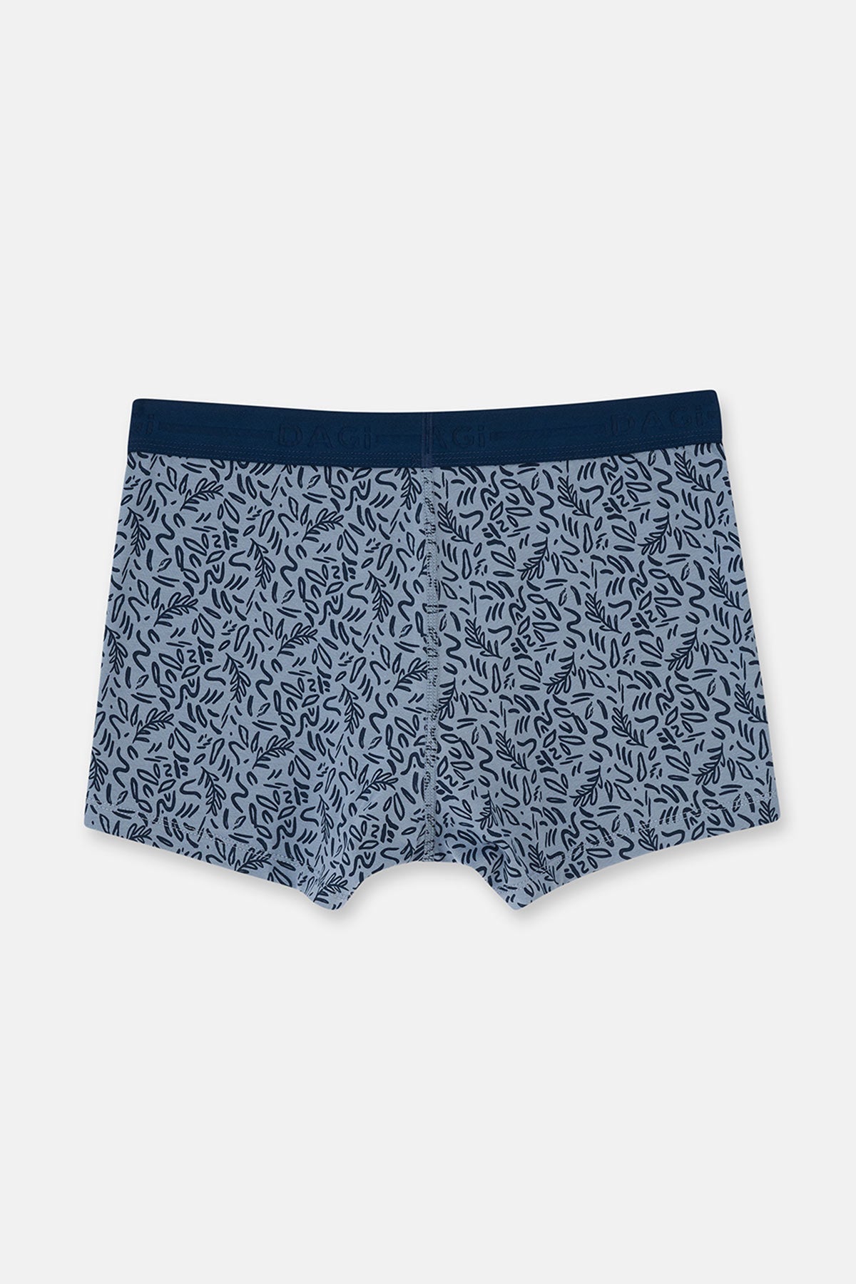 Lacivert 5210 2'li Desenli Pamuk Boxer