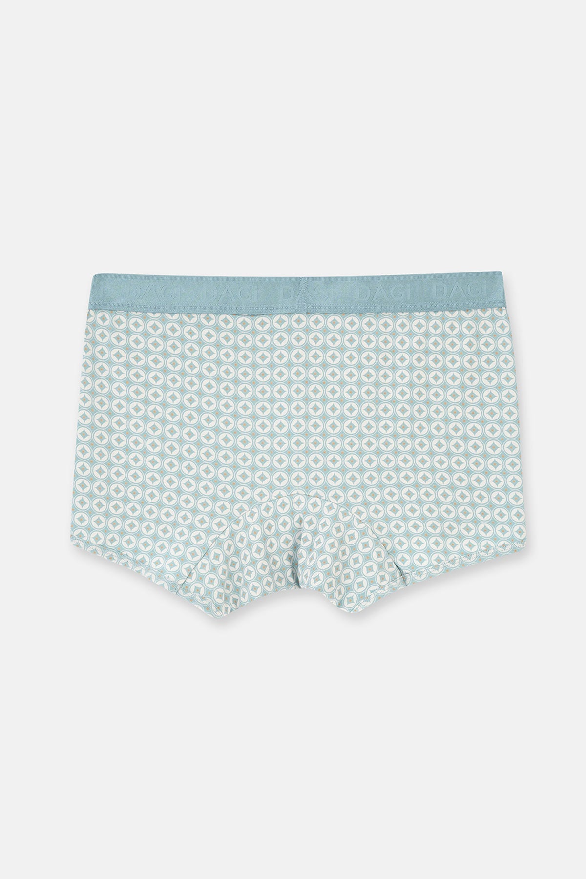 Su Yeşili 4210 Desenli Micro Modal Boxer