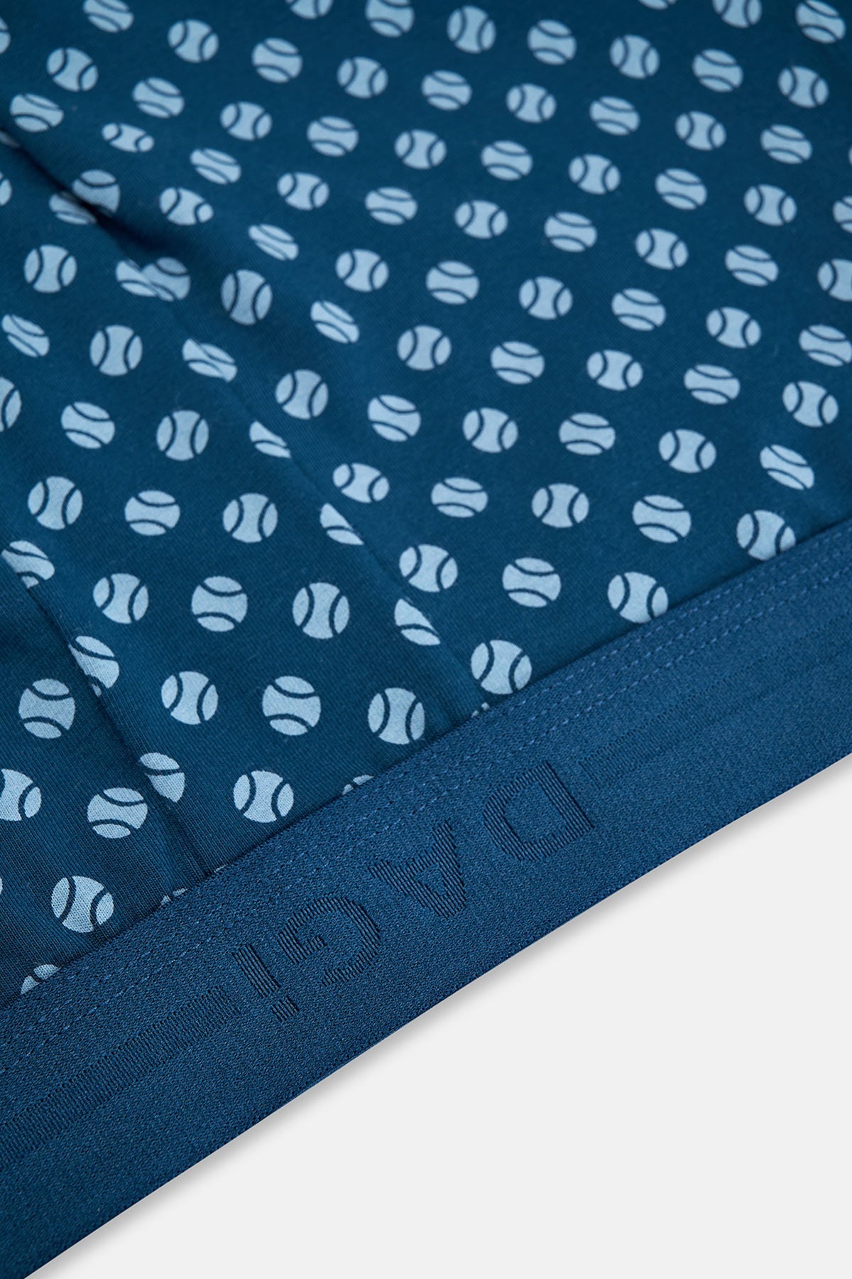 Koyu Mavi 5210 Desenli Pamuk Boxer