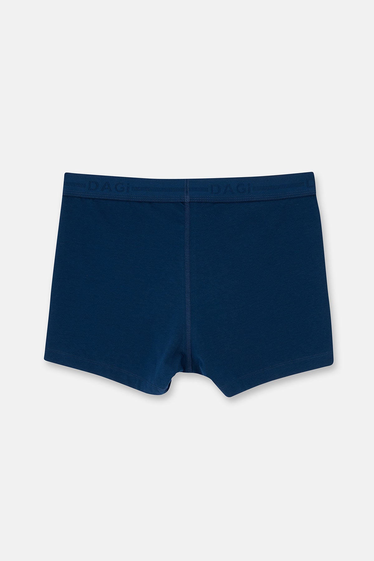 Lacivert 5210 Düz Pamuk Boxer