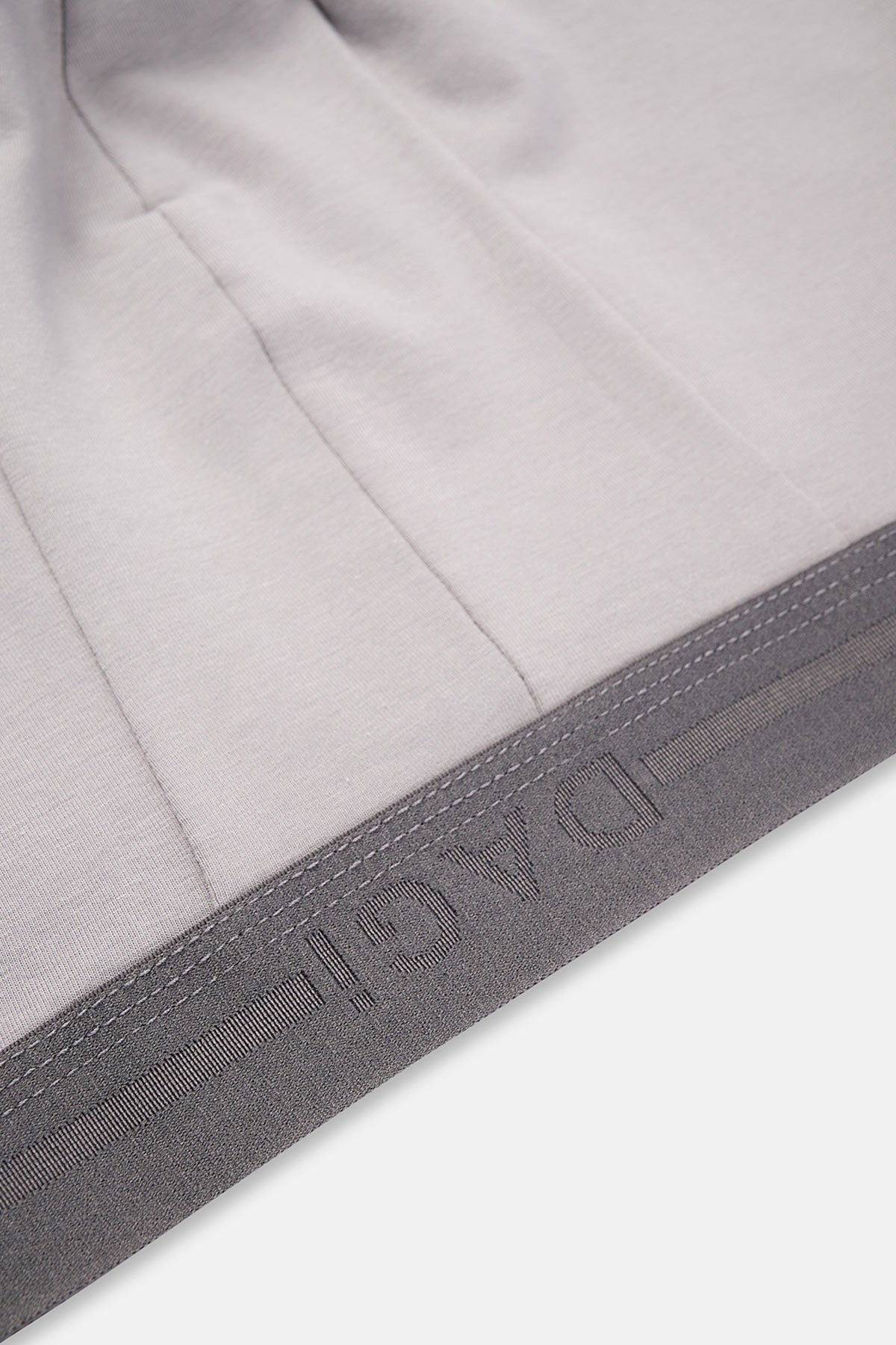 Gri 5210 3'lü Düz Pamuk Boxer