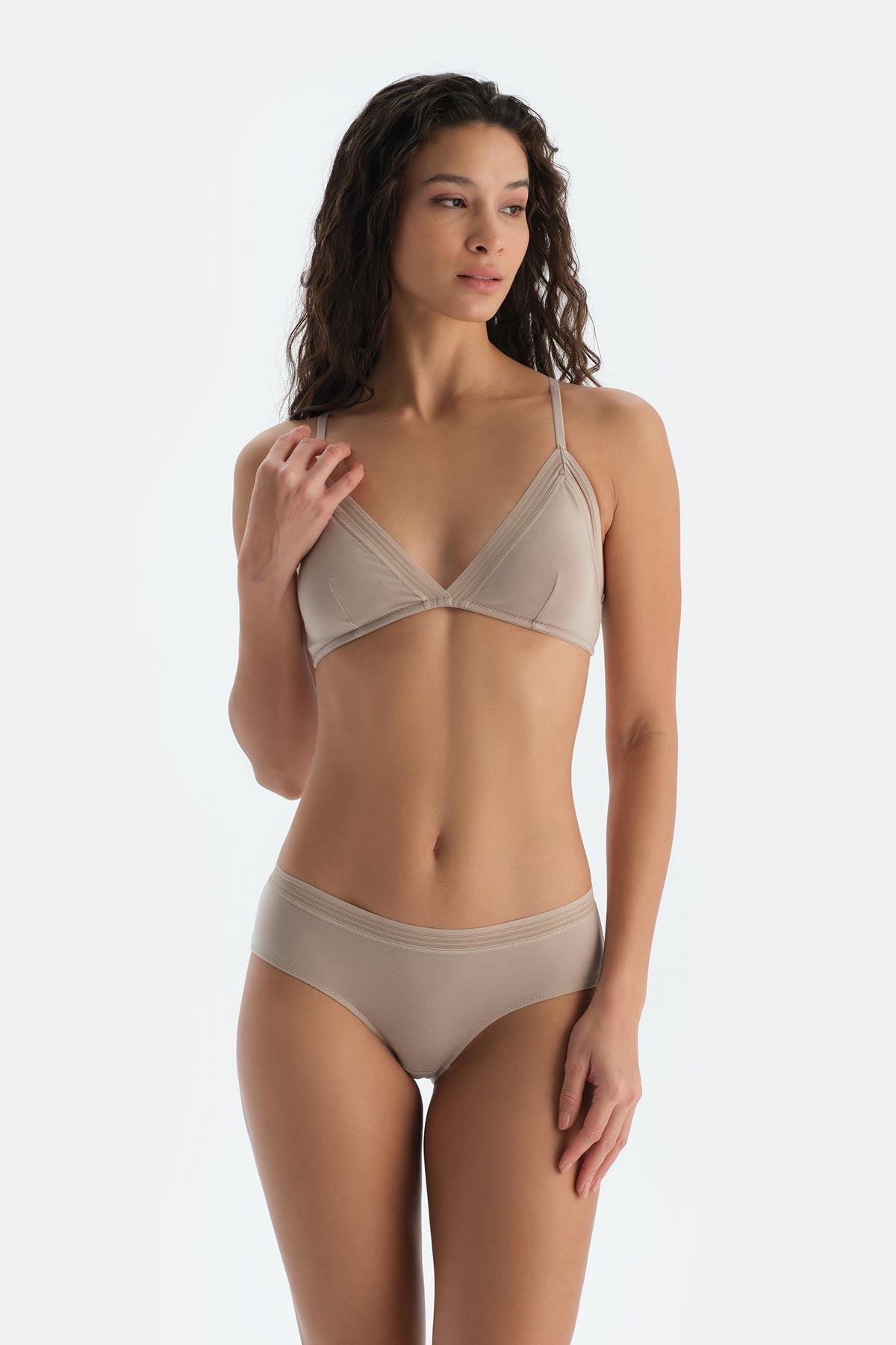 Ada Çayı Basıc Bel Dantel Detaylı Hıpster Külot