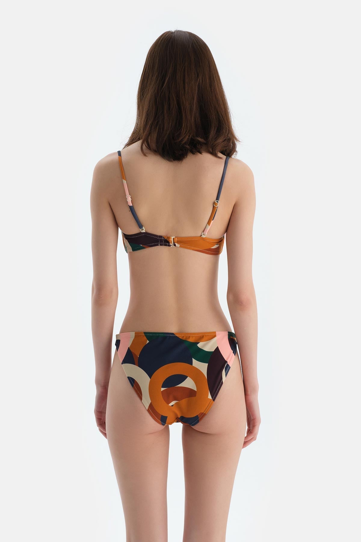 Multicolor Düşük Bel Bikini Alt