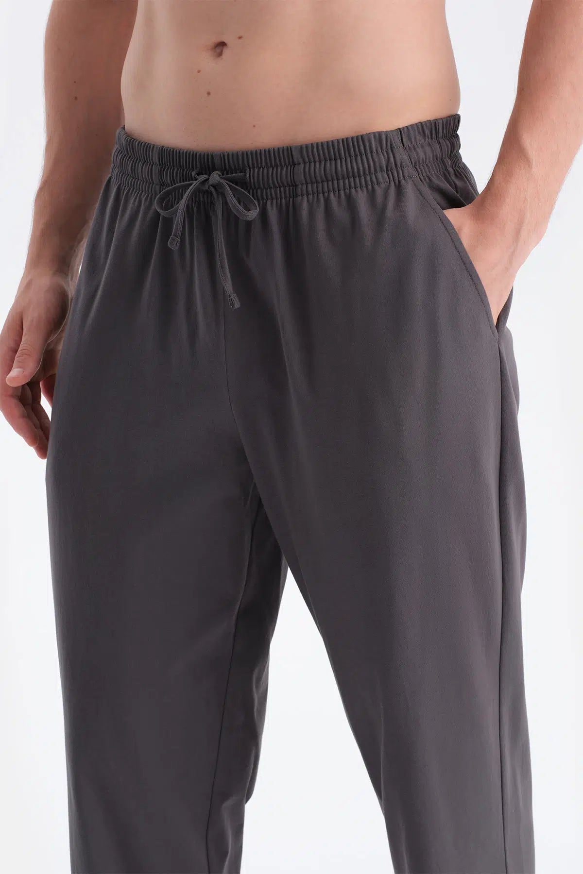 Uzun Kollu Triko Bantli Tişört Pantolon Takim