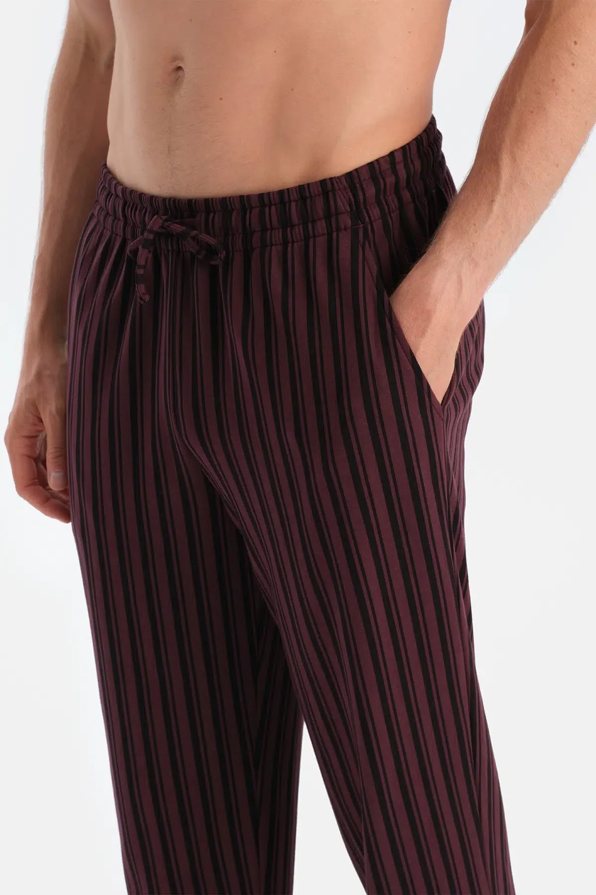 Desenli Örme Pantolon