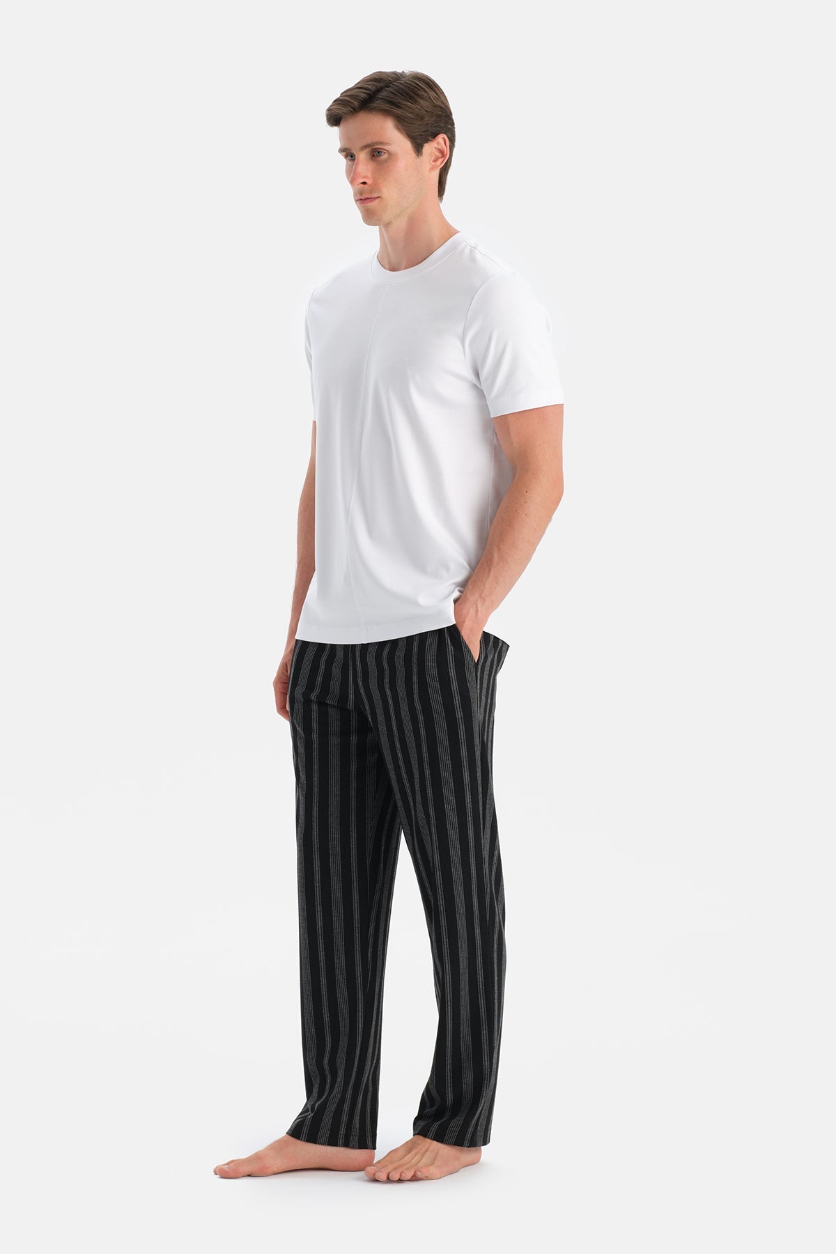 Desenli Örme Pantolon