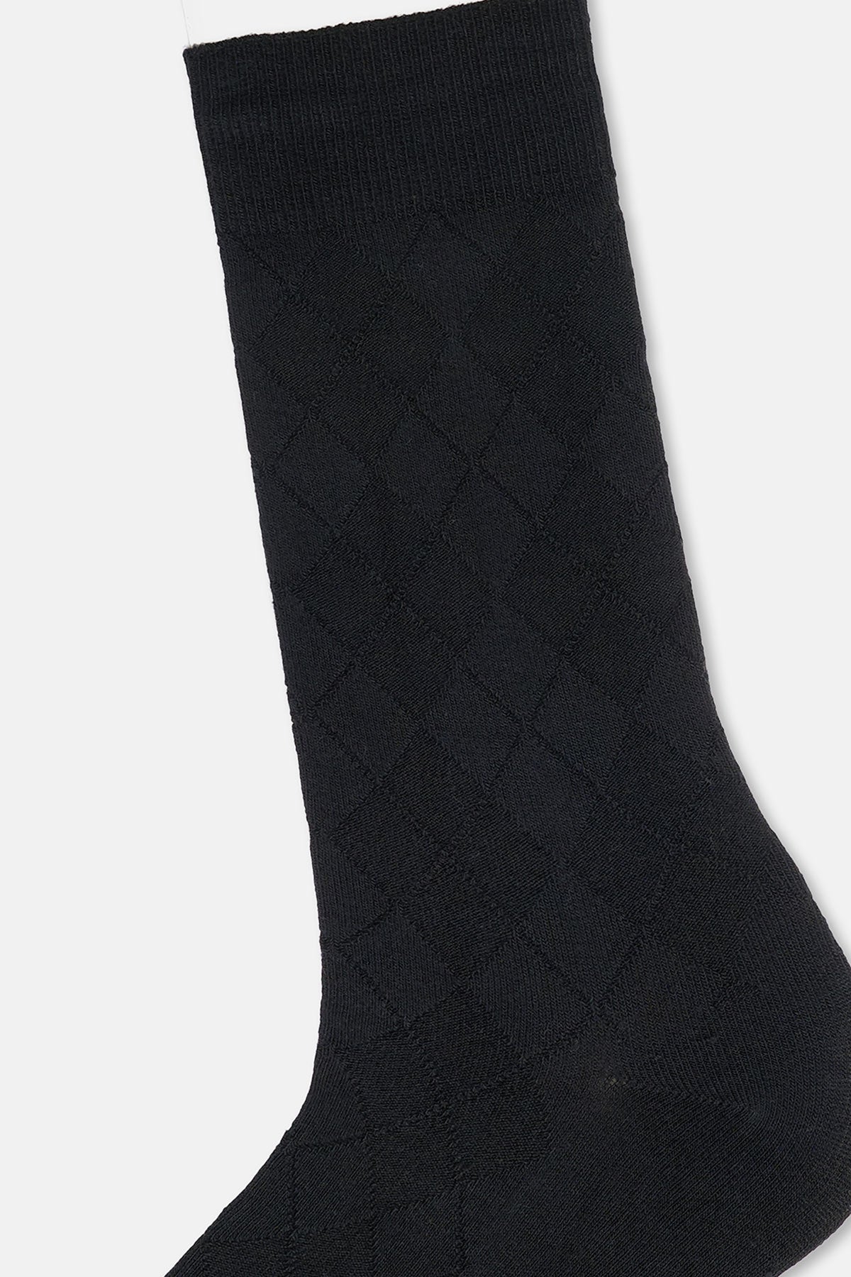 Erkek Baklava Desen Bambu Çorap