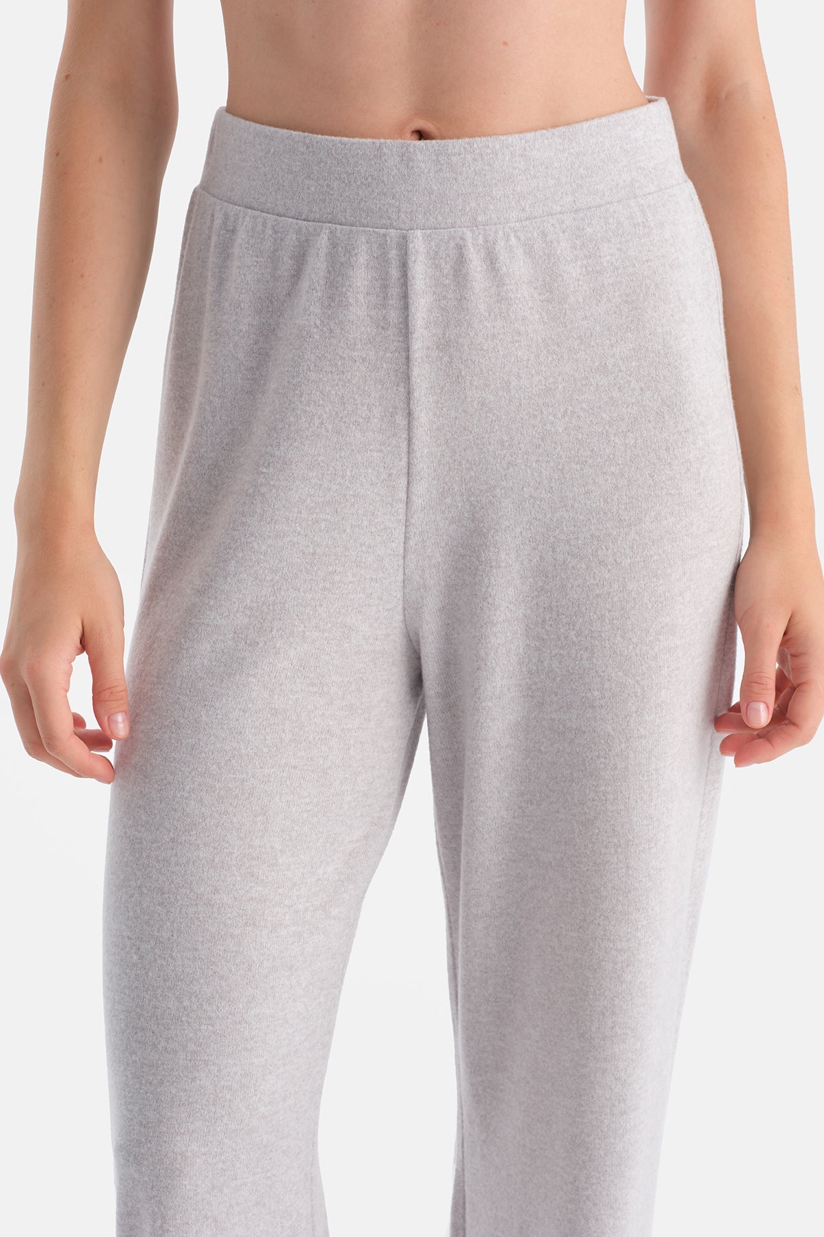 Yüksek Bel Bol Paça Basic Pantolon