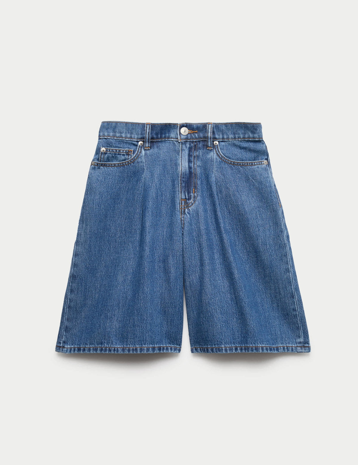 Pamuklu Denim Şort
