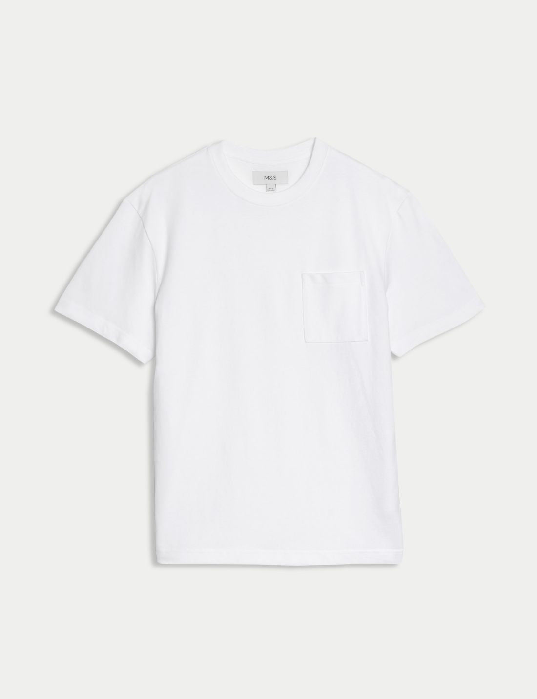Saf Pamuklu Kısa Kollu T-shirt