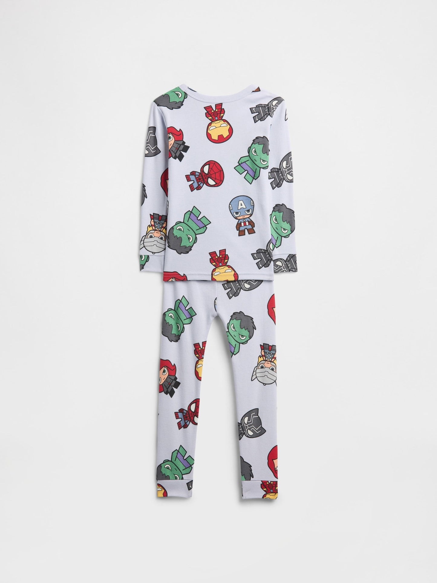 Gri Marvel Avangers Grafik Baskılı Pijama Takımı