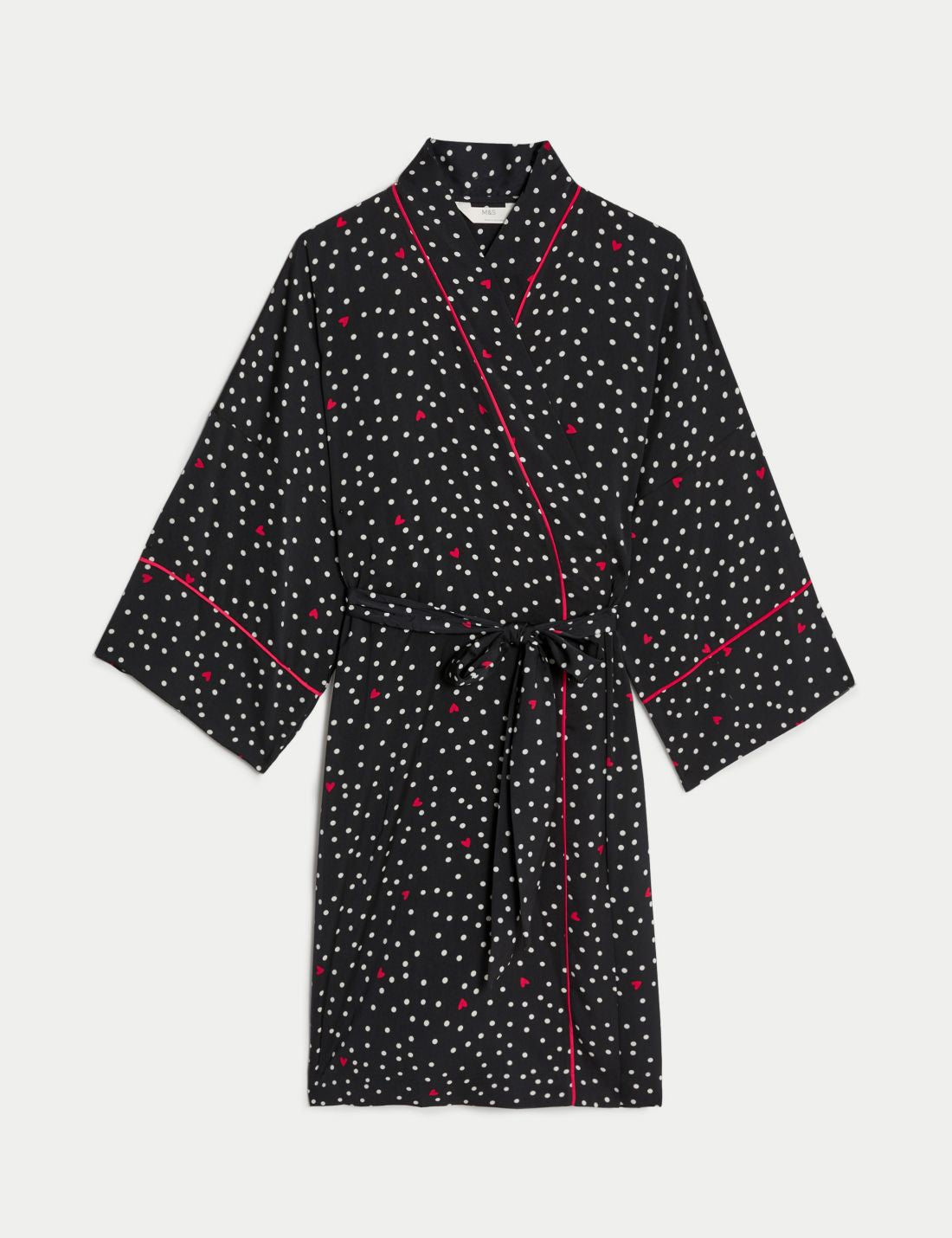 Dream Satin: Puantiye Desenli Sabahlık