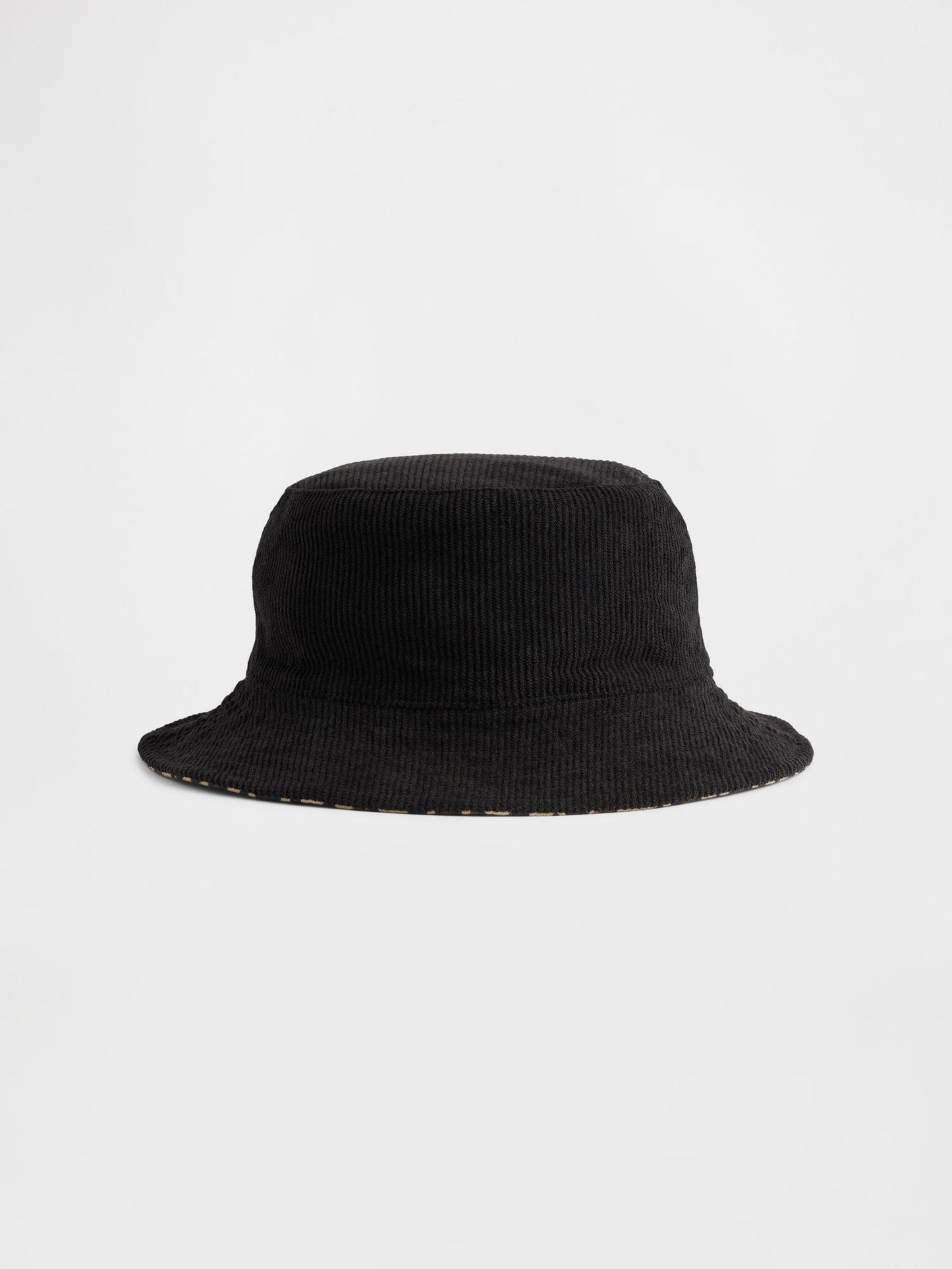 Kahverengi Reversible Leopar Bucket Şapka