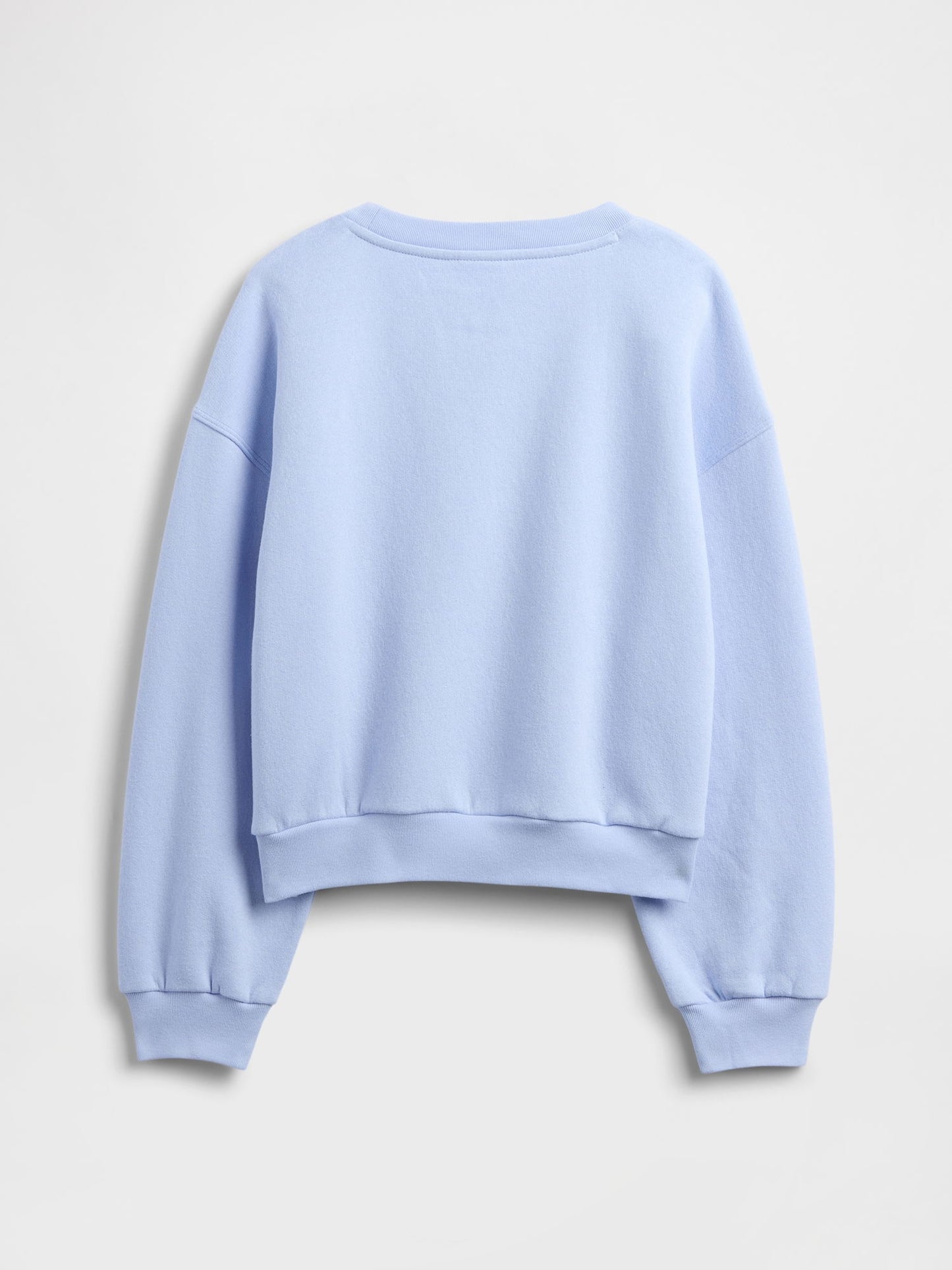 Bebe Mavisi Oversized Bisiklet Yaka Sweatshirt