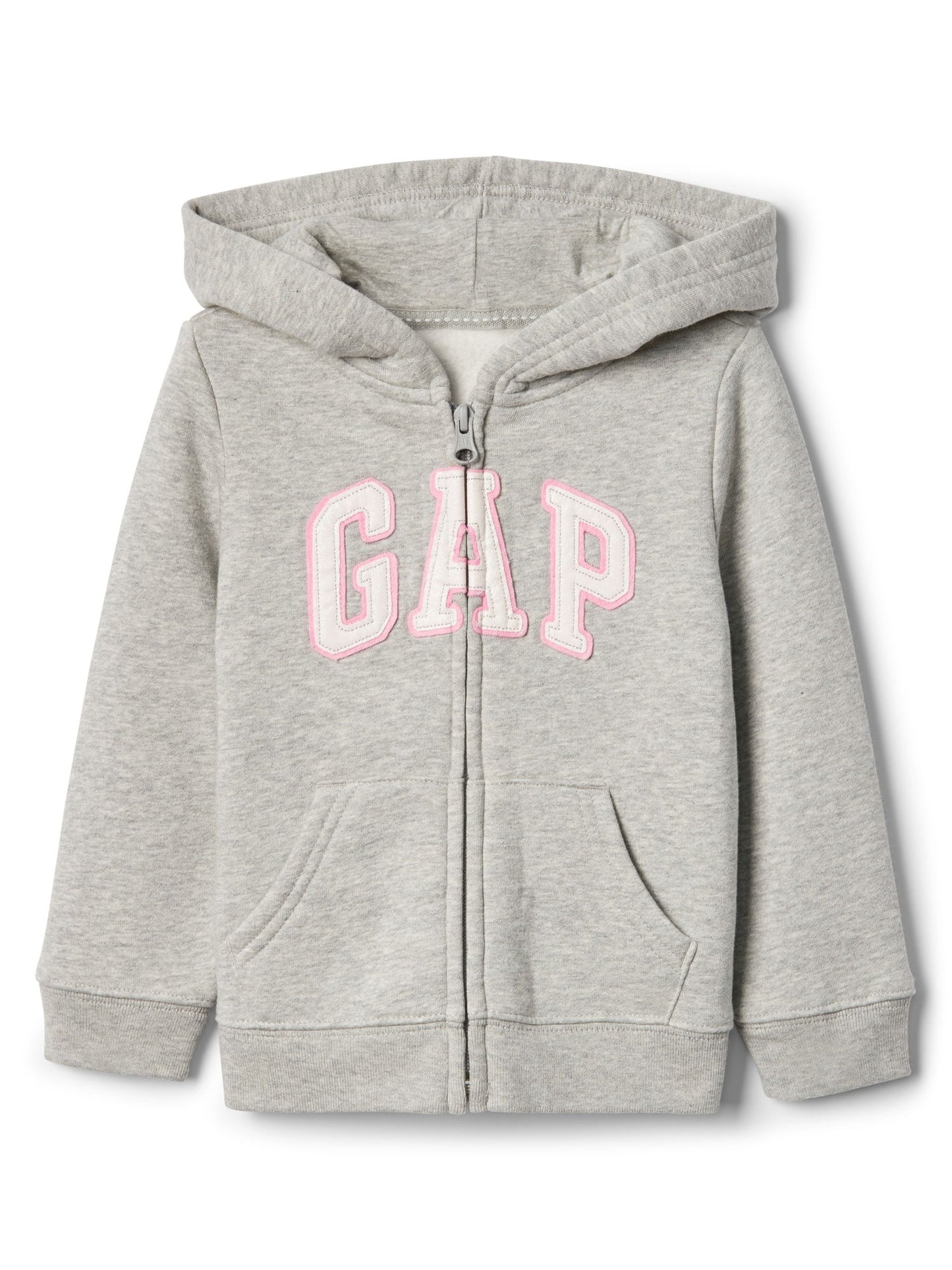 Gri Gap Logo Kapüşonlu Sweatshirt