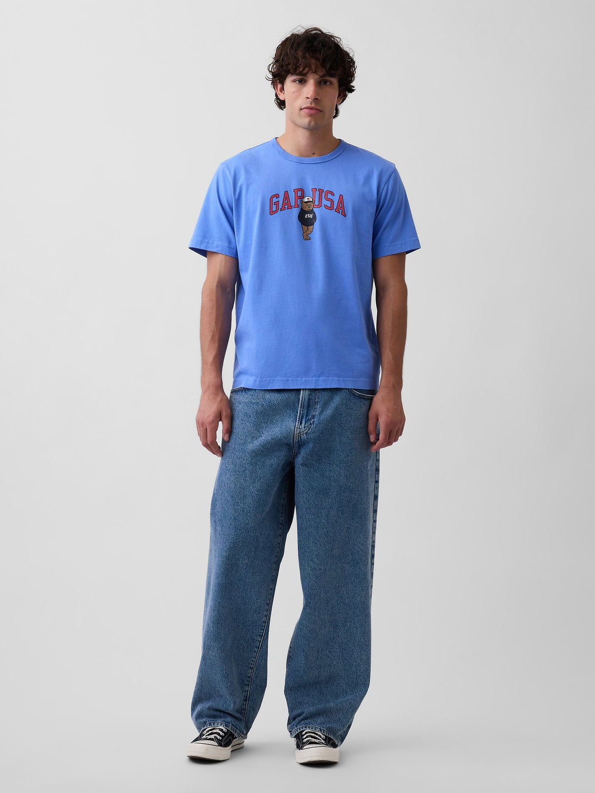 Mavi Relaxed Branan Bear Logo T-shirt