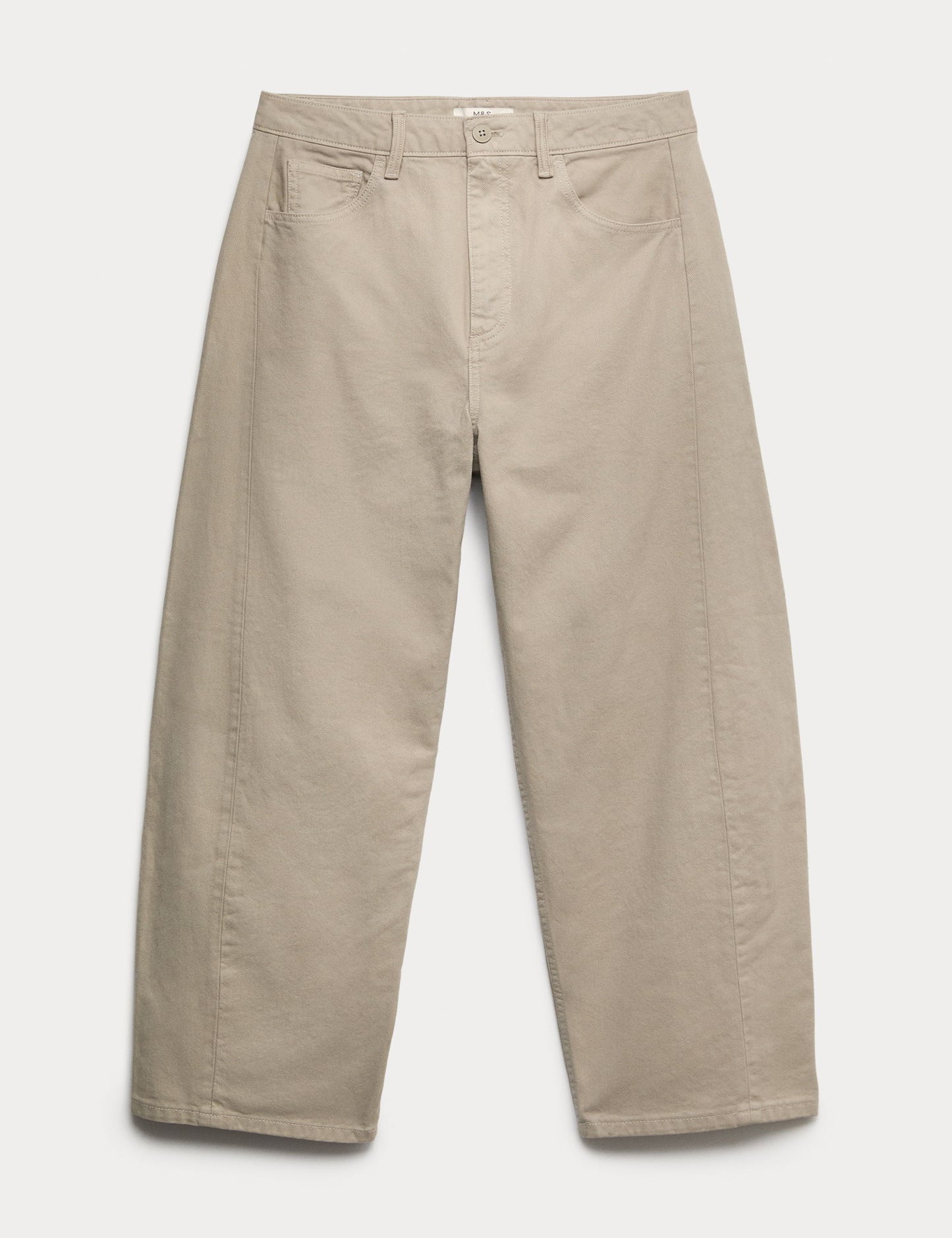 Saf Pamuklu Fit Pantolon