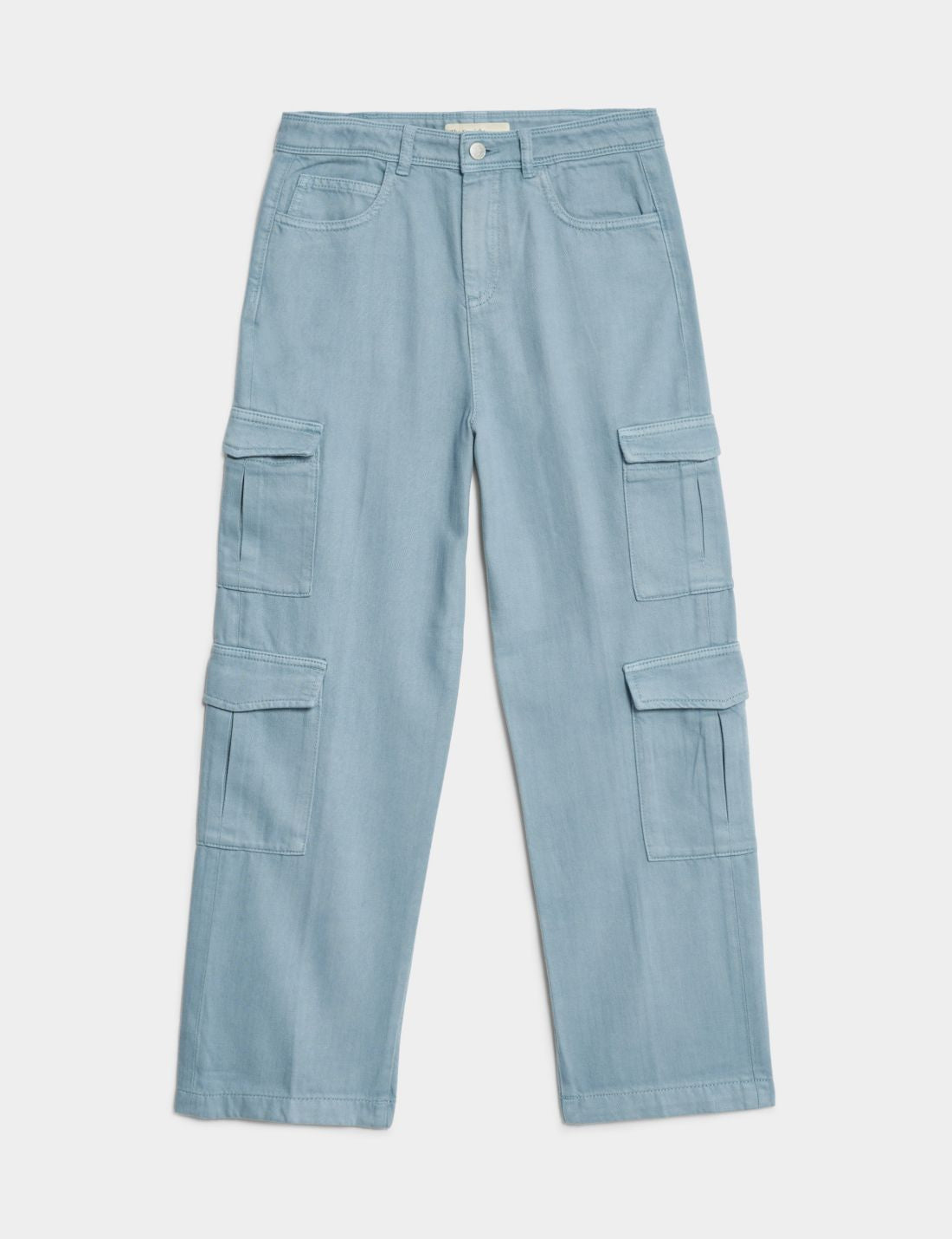 Straight Denim Kargo Jean (6-16 Yaş)