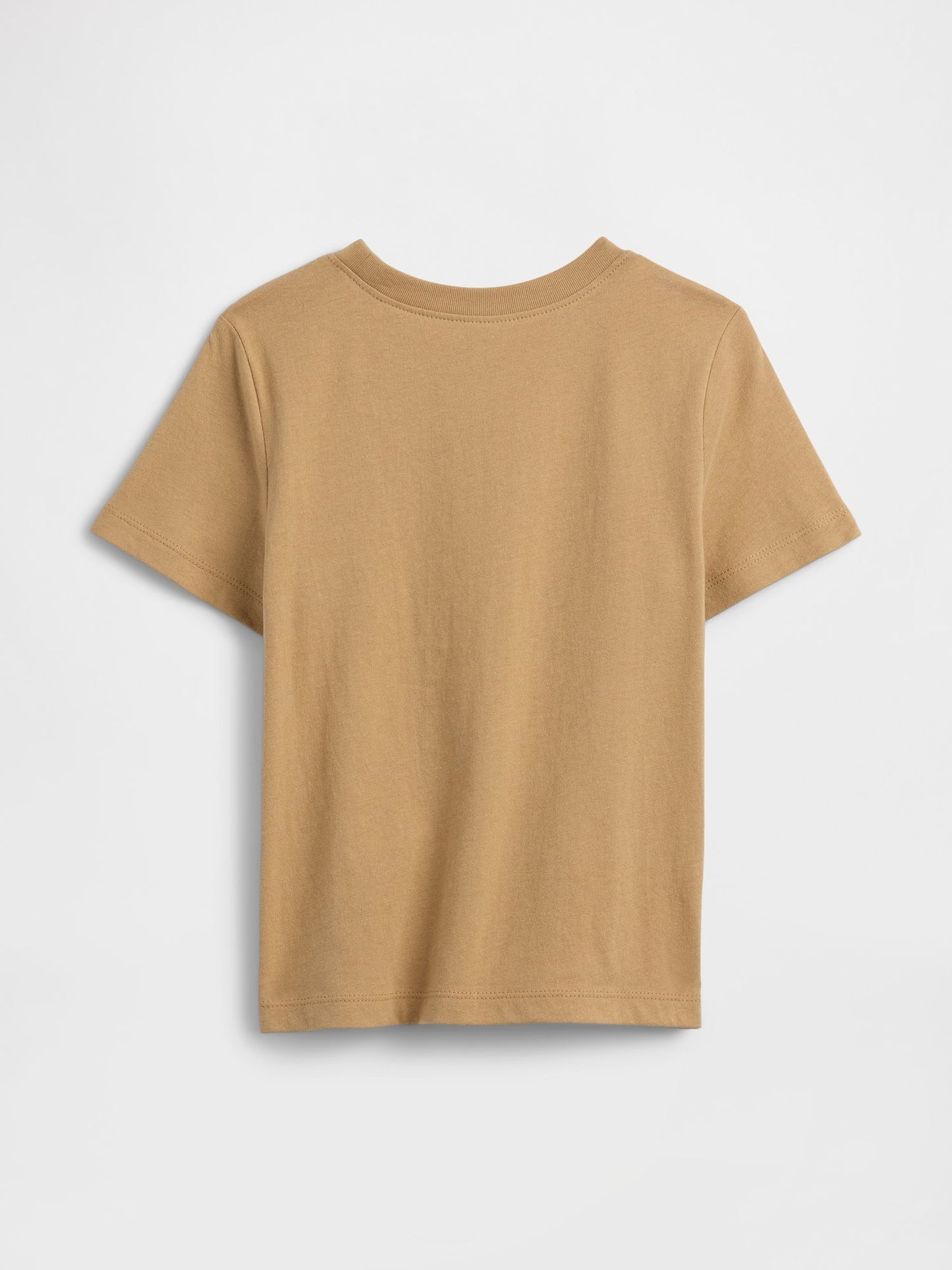 Açık Kahverengi Grafik Baskılı T-shirt