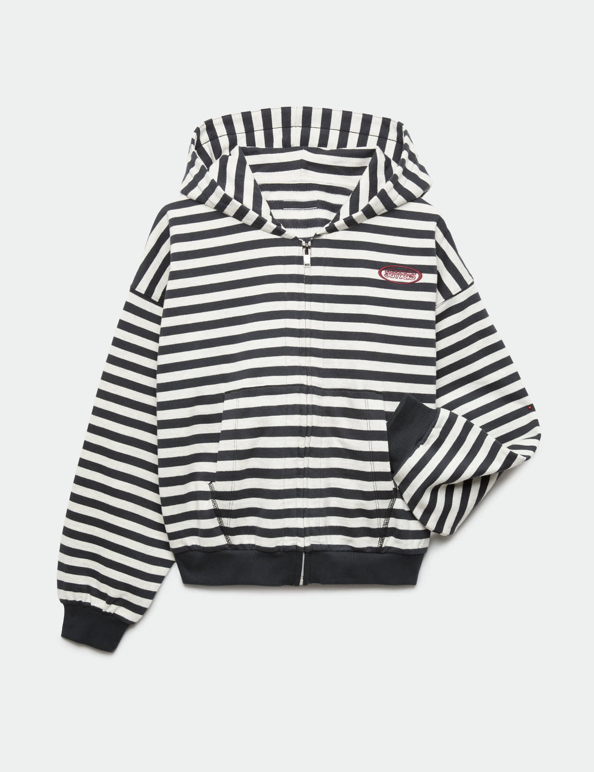 Fermuarlı Pamuklu Çocuk Kapüşonlu Sweatshirt