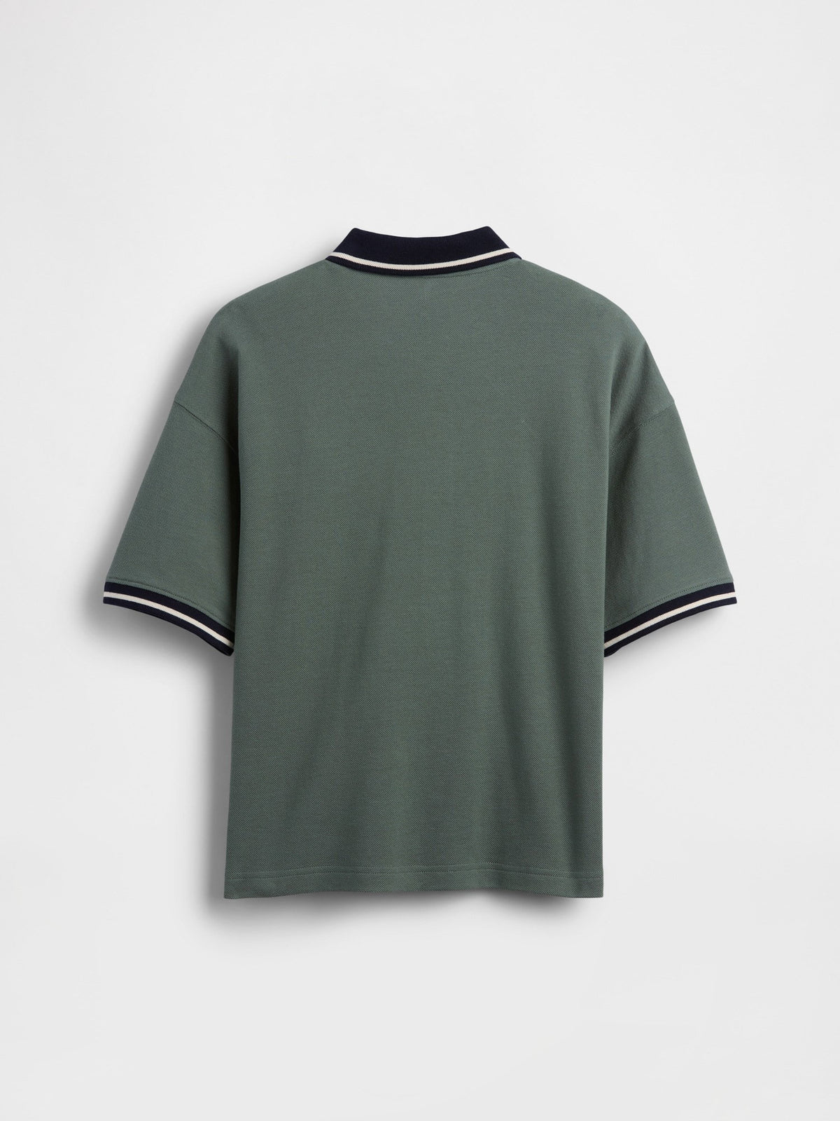 Yeşil Oversized Gap Logo Pique Polo T-shirt