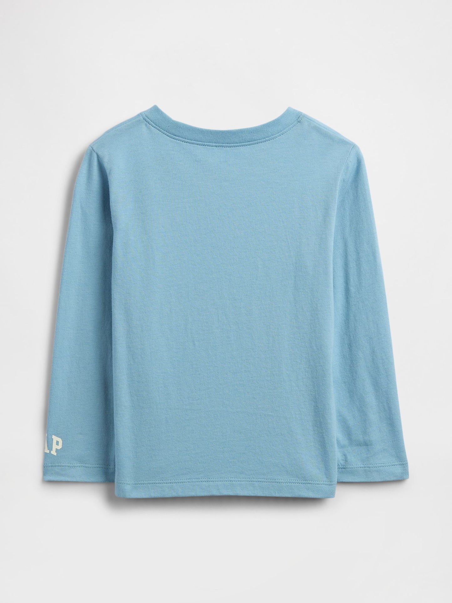 Açık Mavi Gap × Disney Grafik Baskılı T-shirt