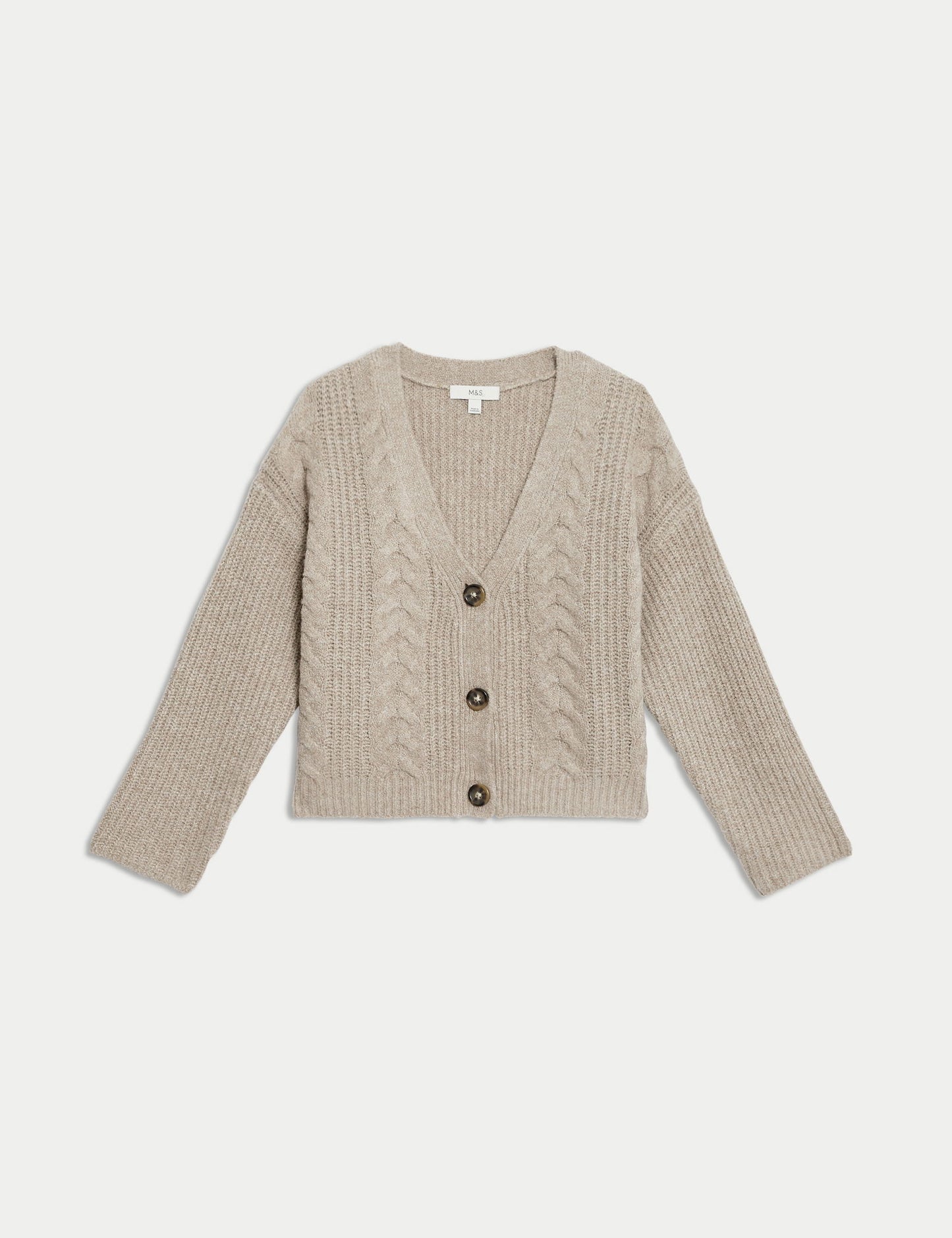 V Yaka Relaxed Fit Hırka