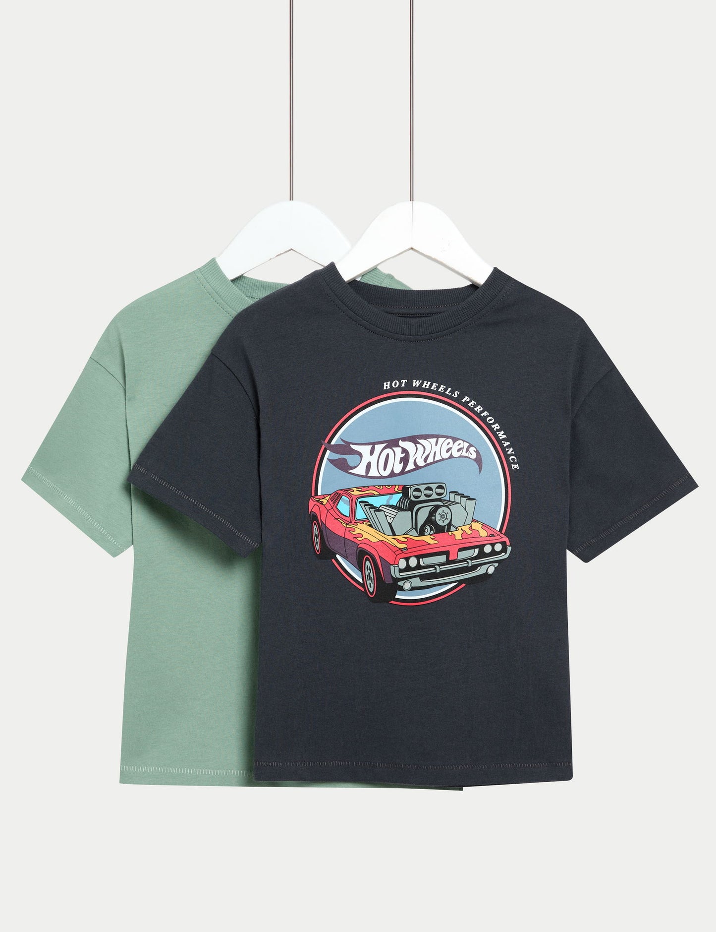 2'li Saf Pamuklu Hot Wheels:trade_mark: Tişört Seti (2-8 Yaş)