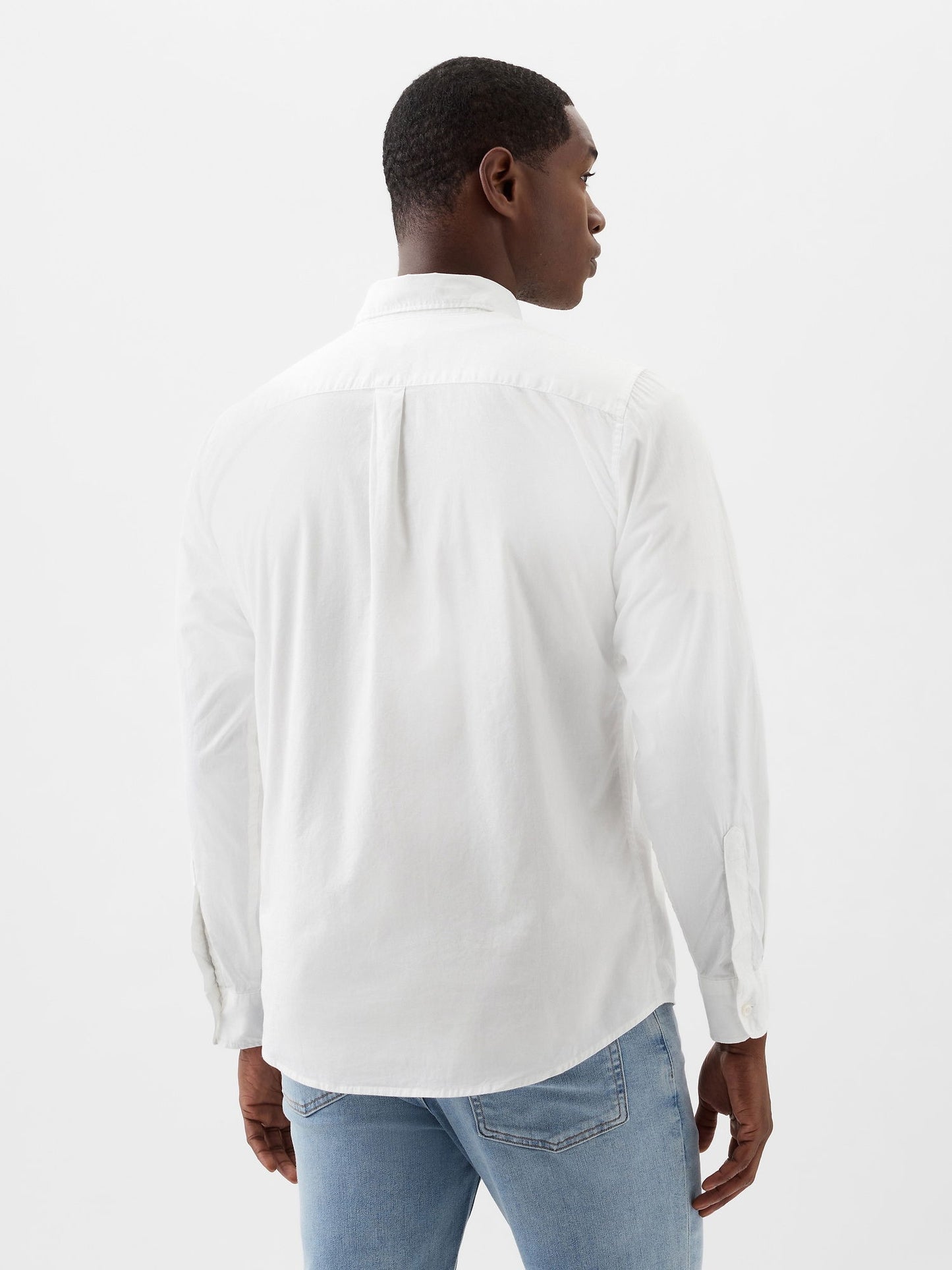 Beyaz Standard Fit Oxford Gömlek