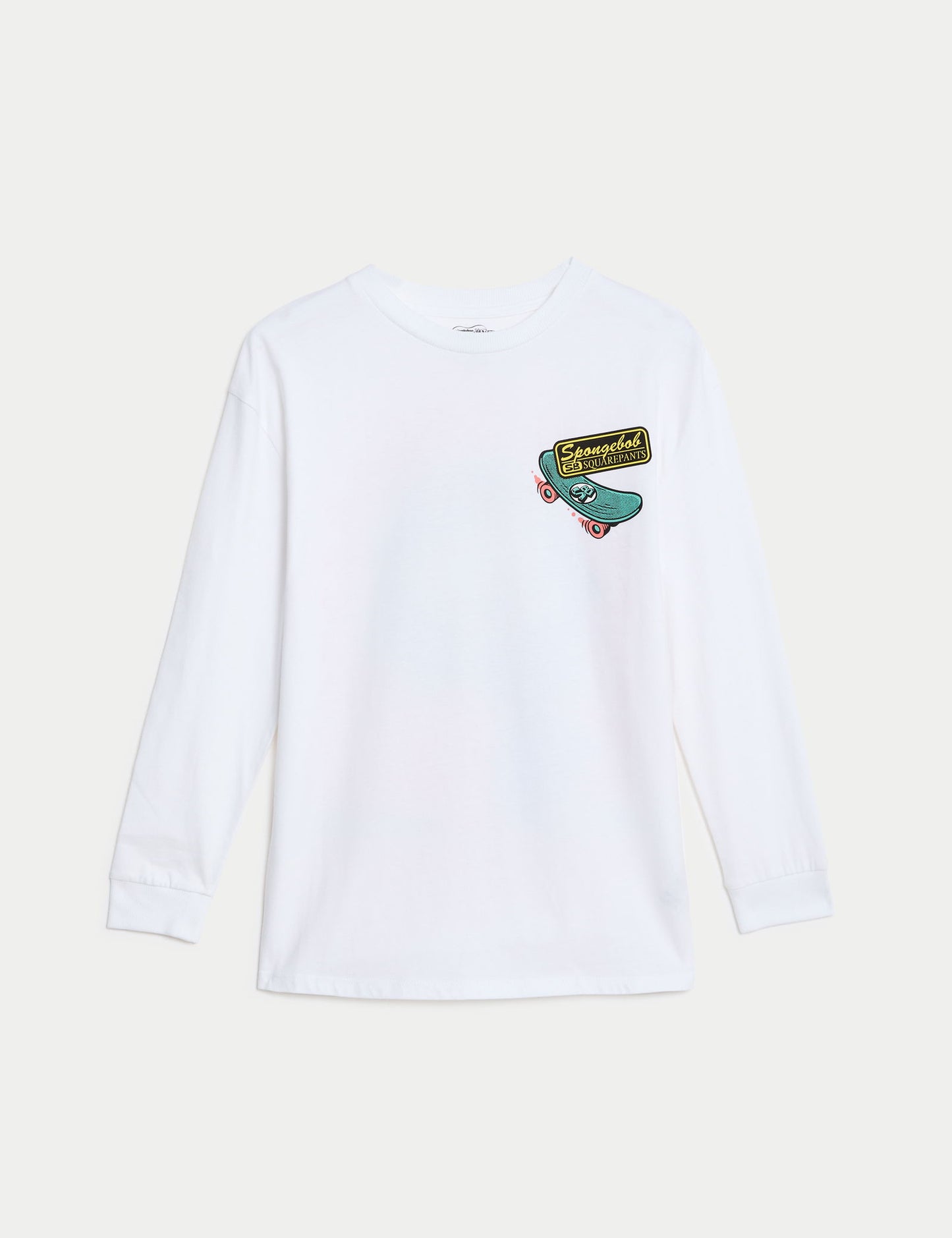 Saf Pamuklu Spongebob Squarepants:trade_mark: Sweatshirt (6-16 Yaş)