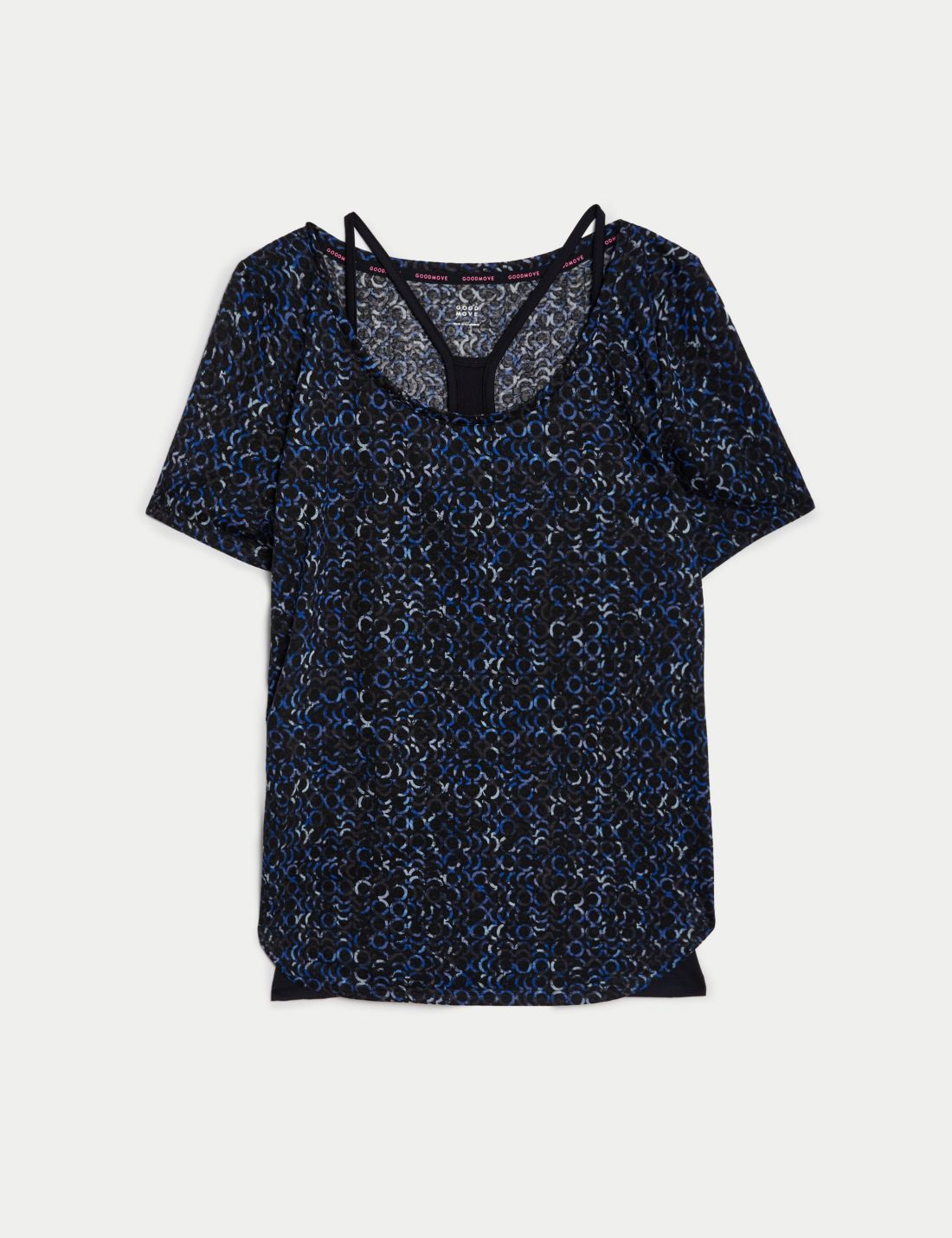 2'si1 Arada Desenli T-shirt