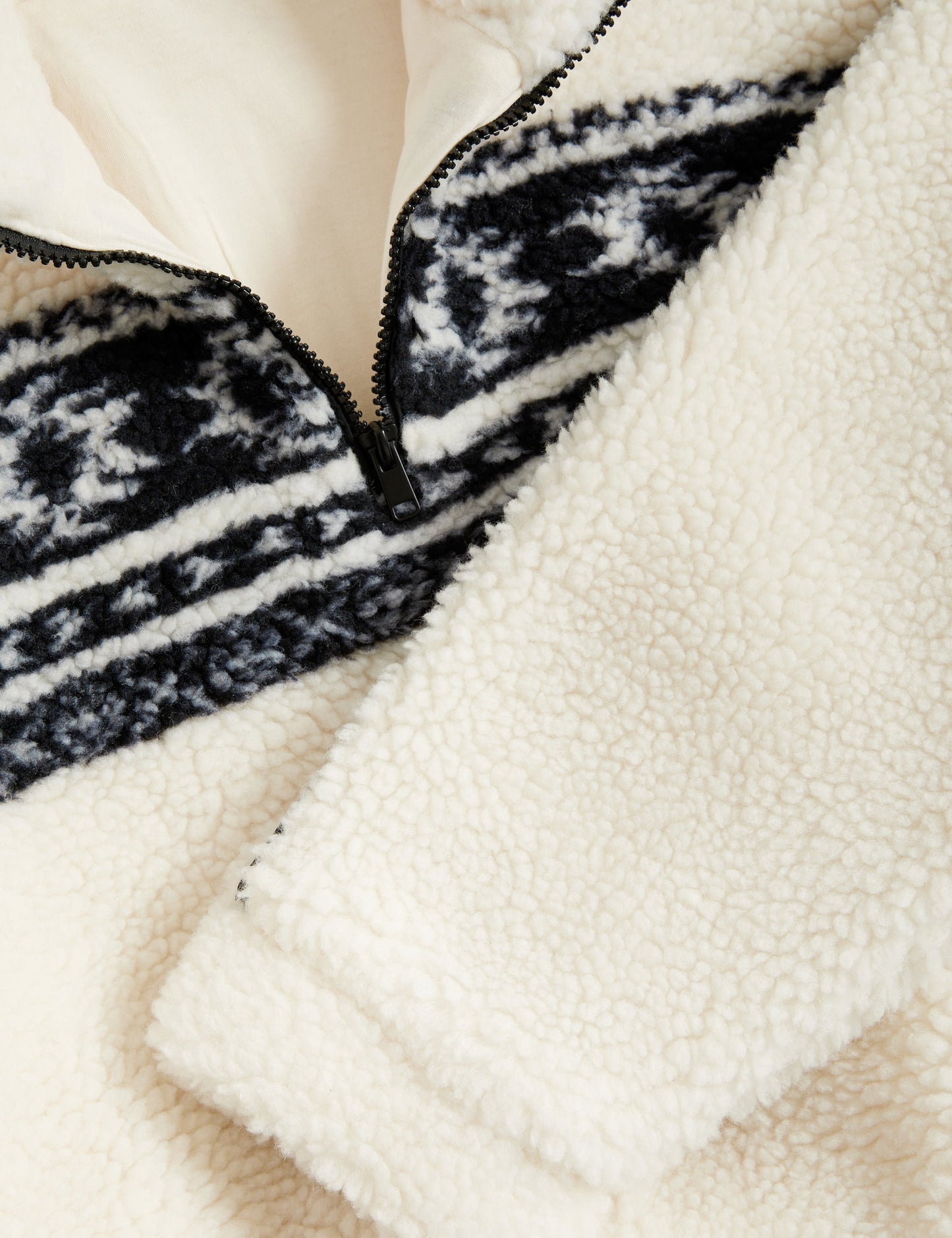Desenli Borg Polar Sweatshirt