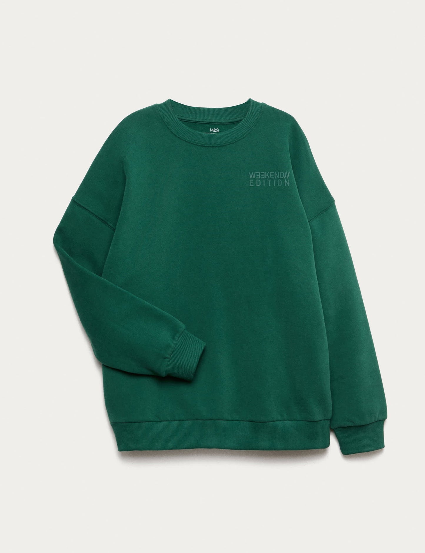 Pamuk Karışımlı Slogan Sweatshirt (6-16 yaş)