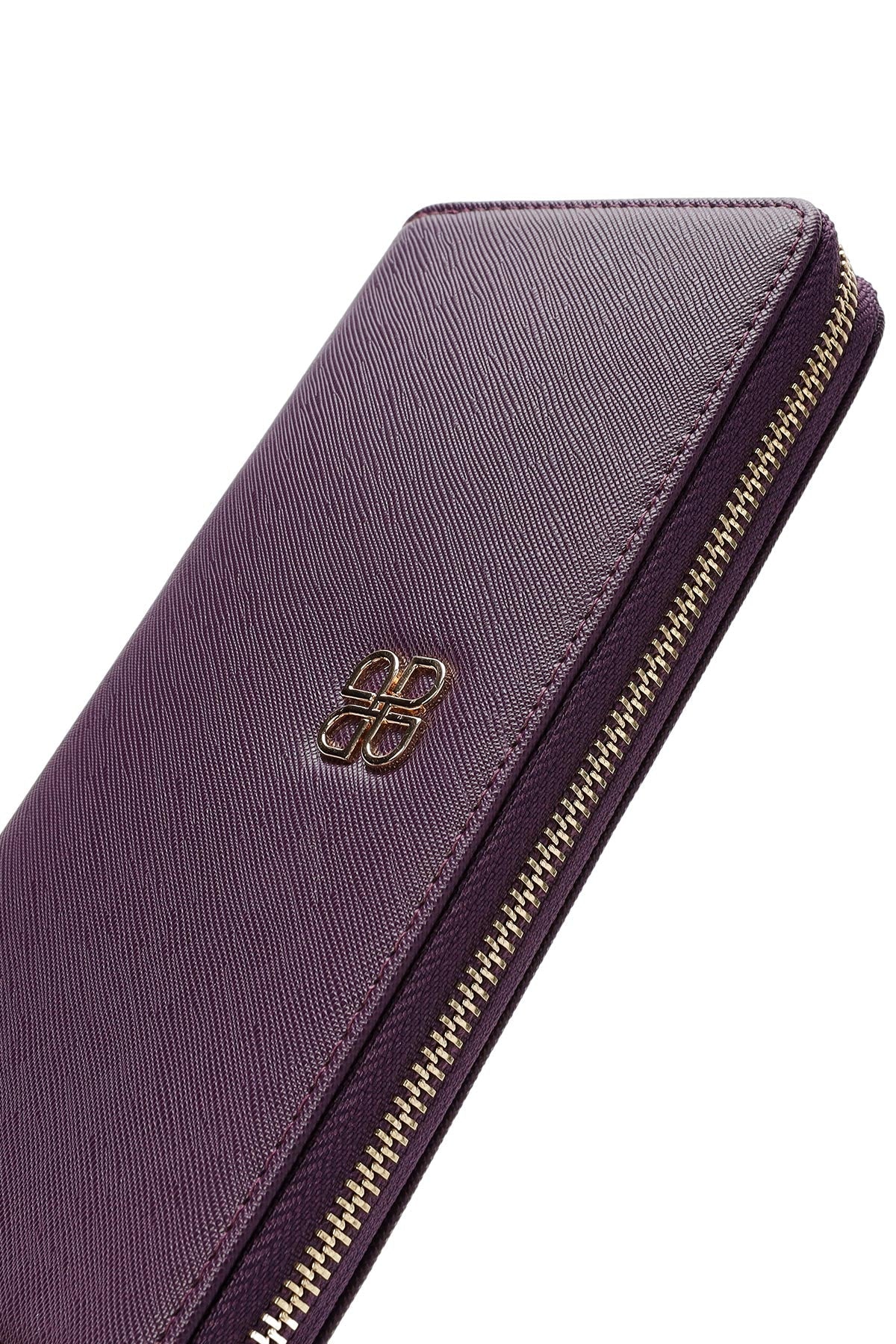 Kadın Mor Askı Detaylı Cüzdan