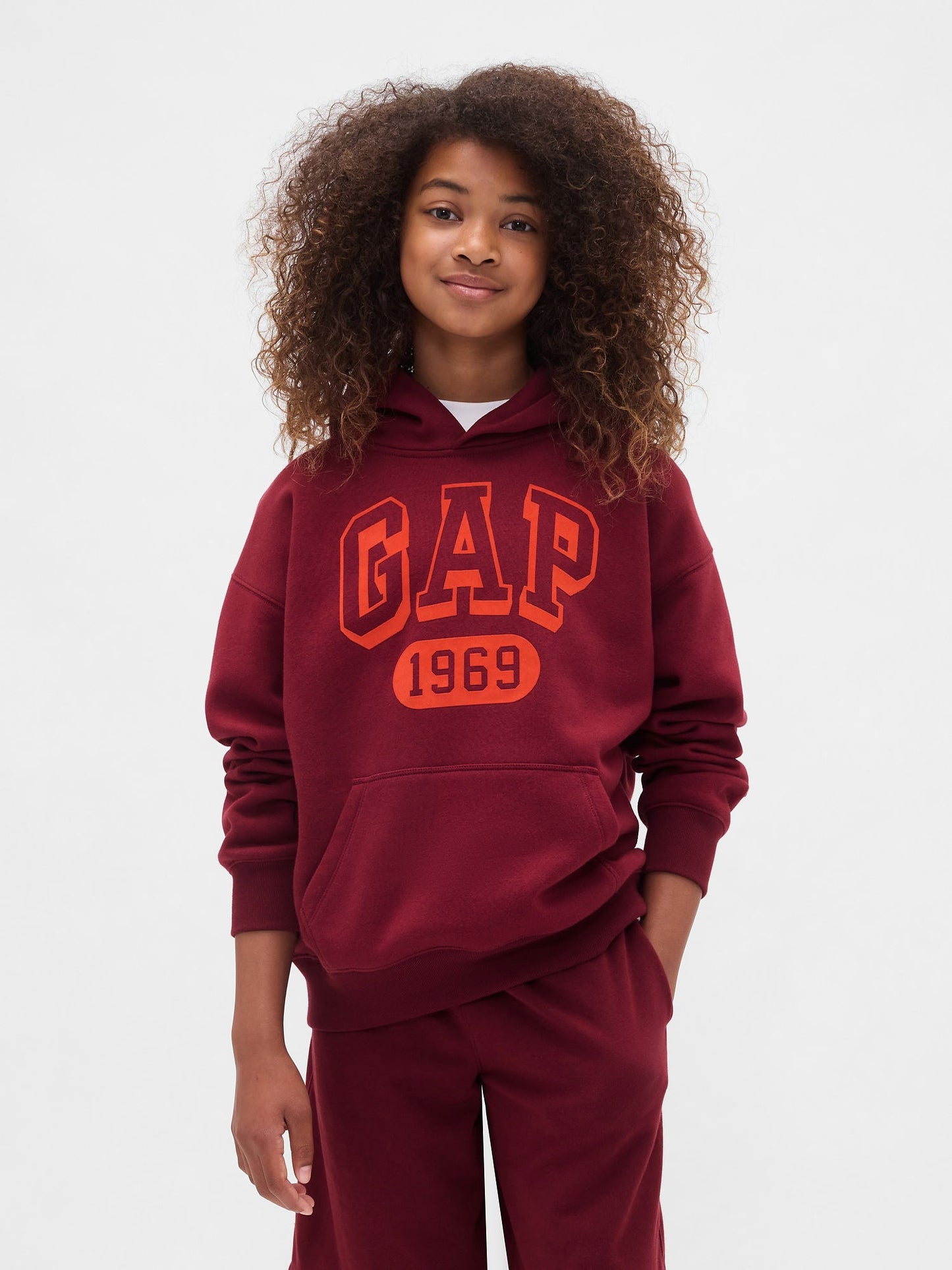 Bordo Vintagesoft Gap Logo Sweatshirt