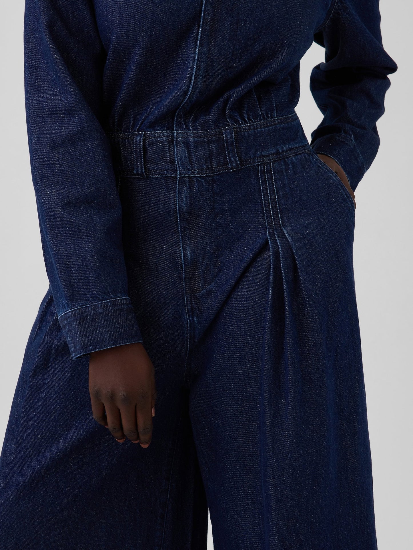 Koyu Mavi Gap × Hfr Denim Tulum By Latouché