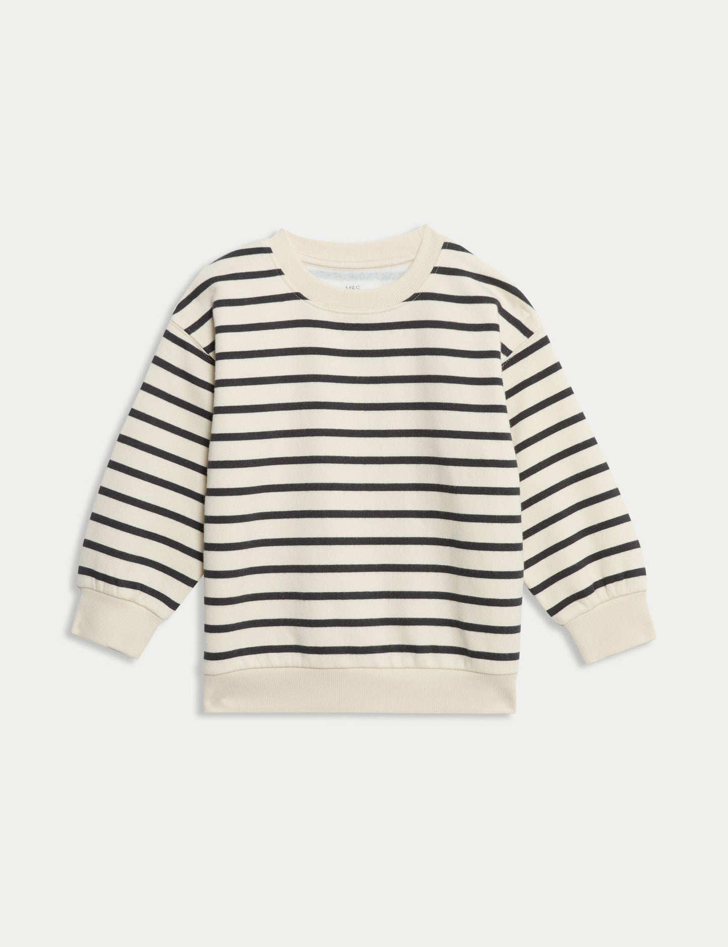 Pamuk Karışımlı Çizgili Sweatshirt (2-8 Yaş)