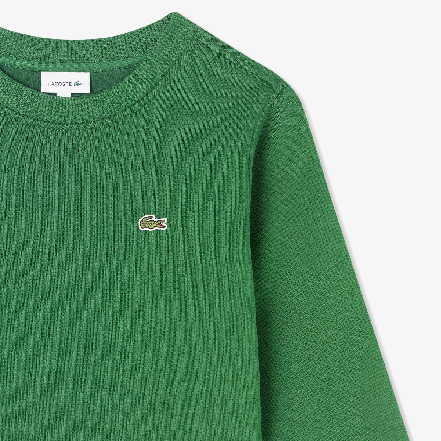 Lacoste Çocuk Bisiklet Yaka Yeşil Sweatshirt