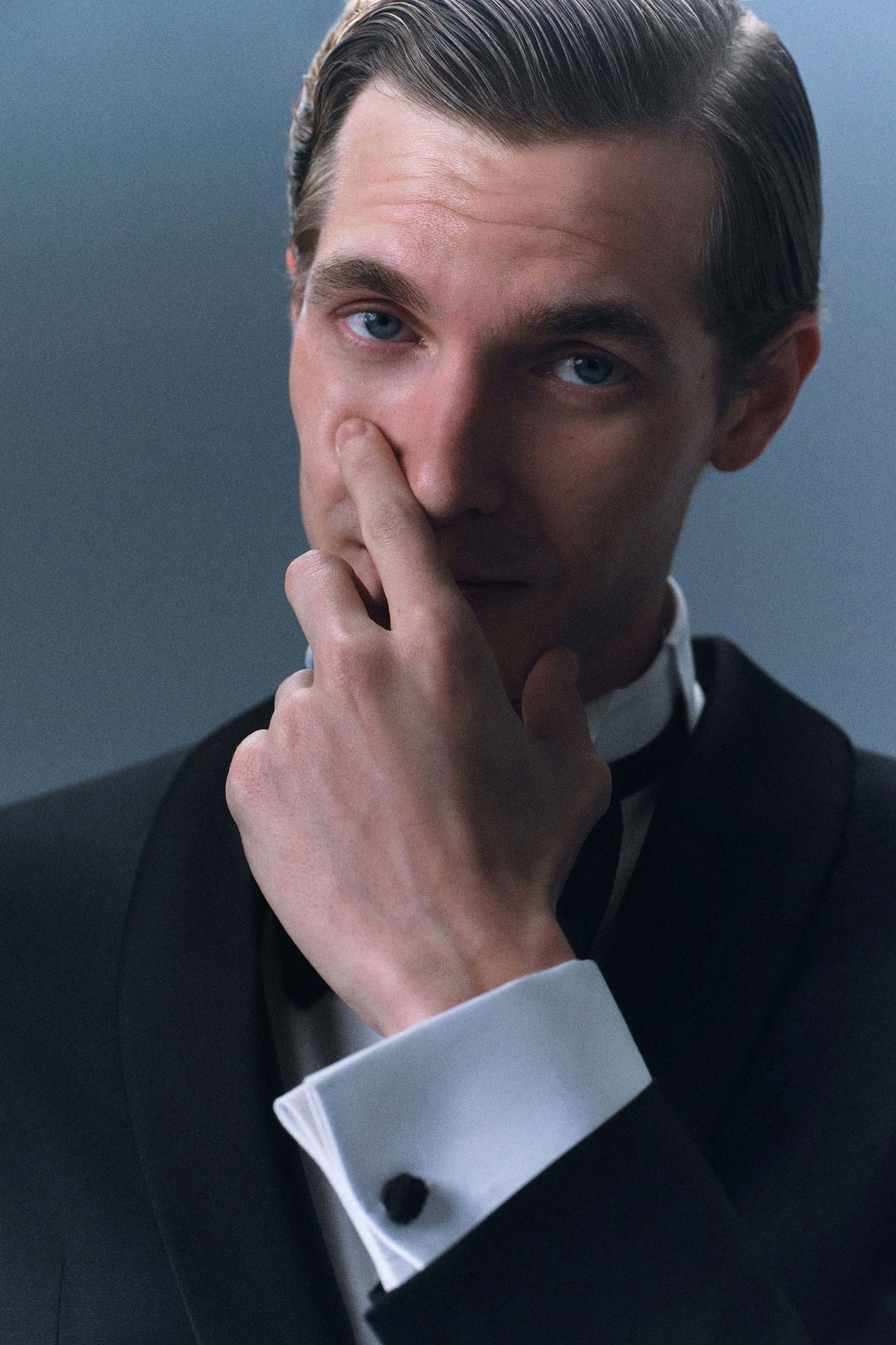 Damat Slim Fit Siyah Düz Damatlık & Smokin Takim