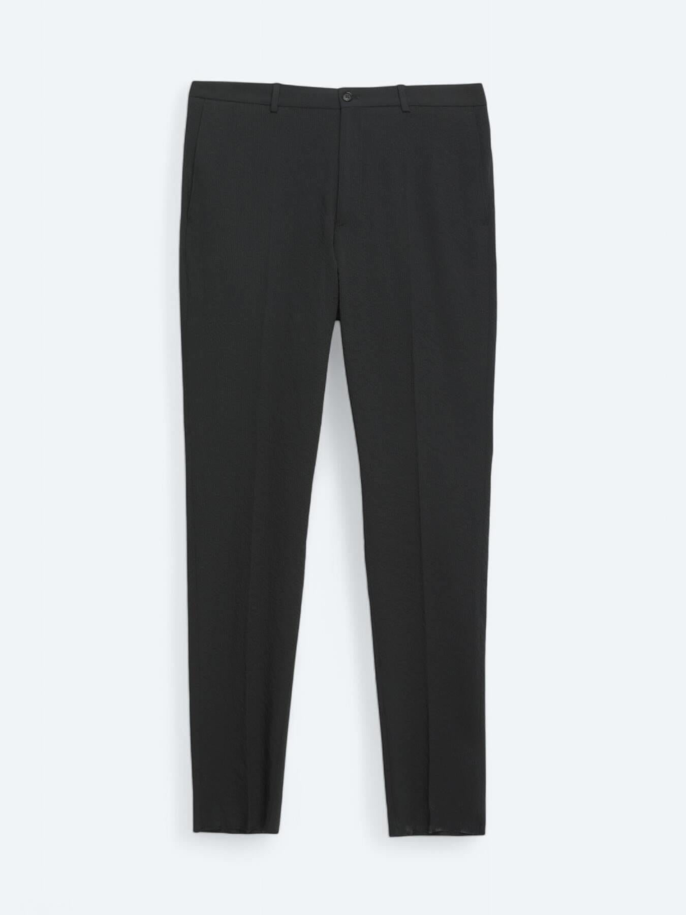 Siyah Desenli Modern Fit Takım Elbise