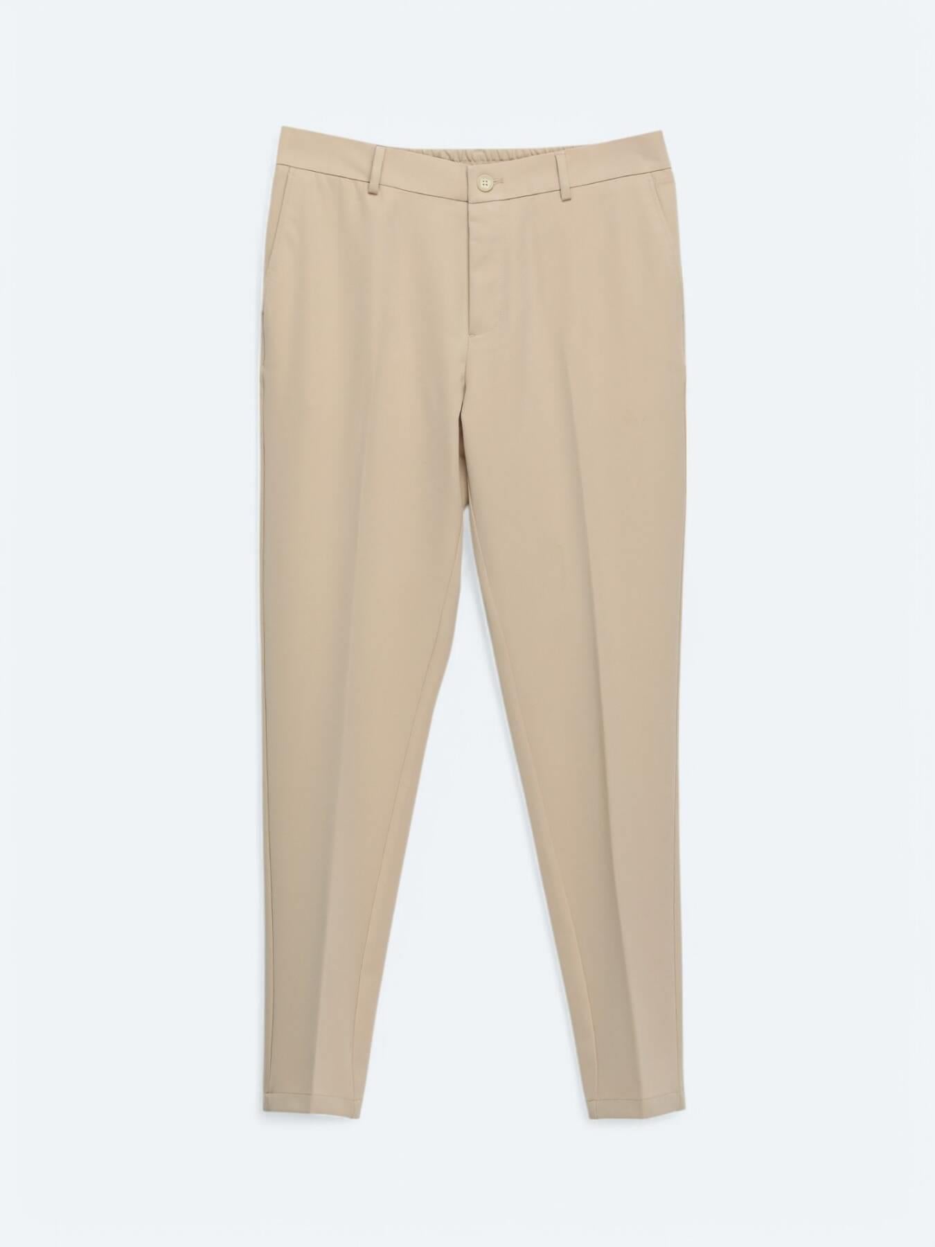 Bej Dokuma Jogging Fit Casual Pantolon