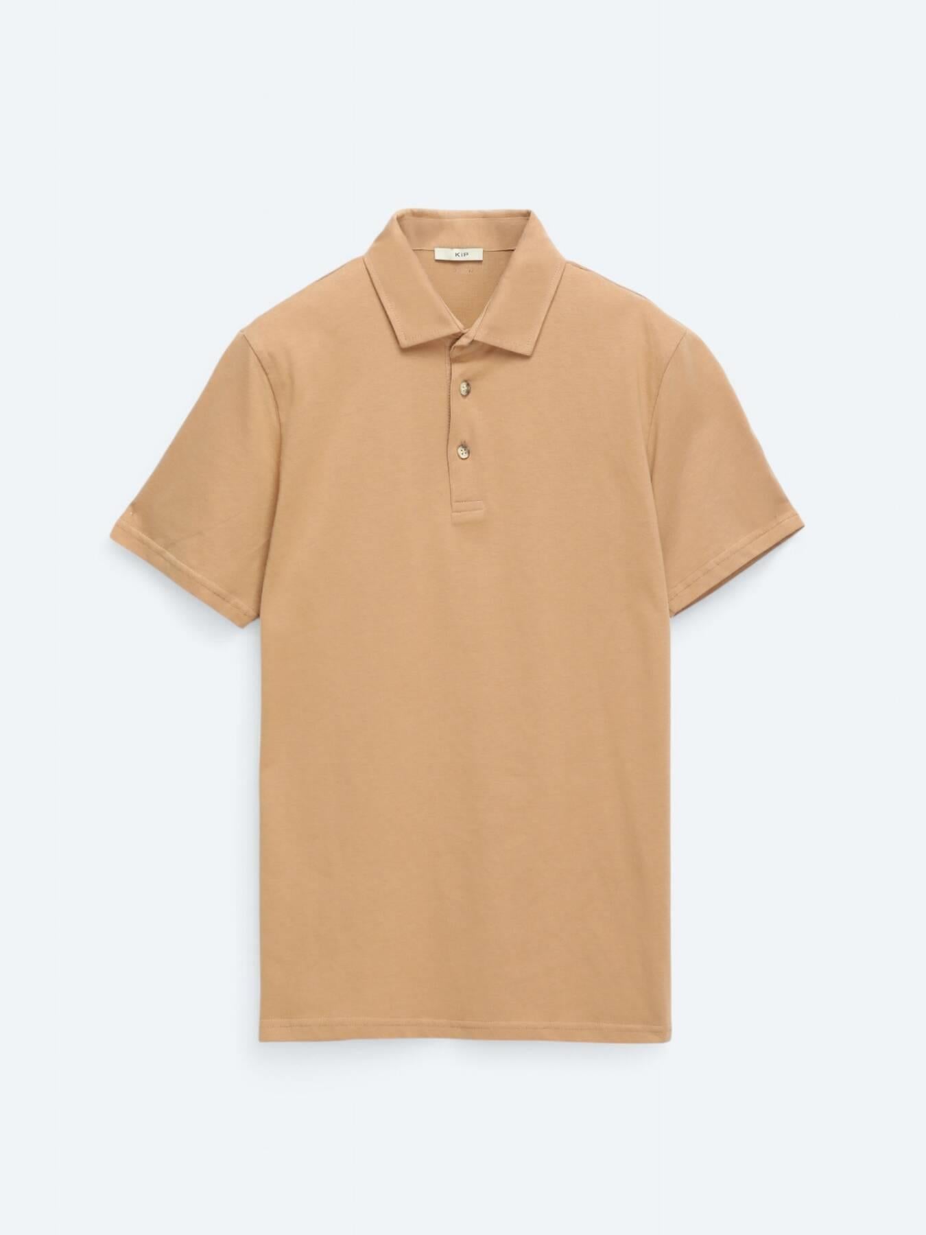 Vizon Düz Polo Yaka %100 Pamuk T-shirt