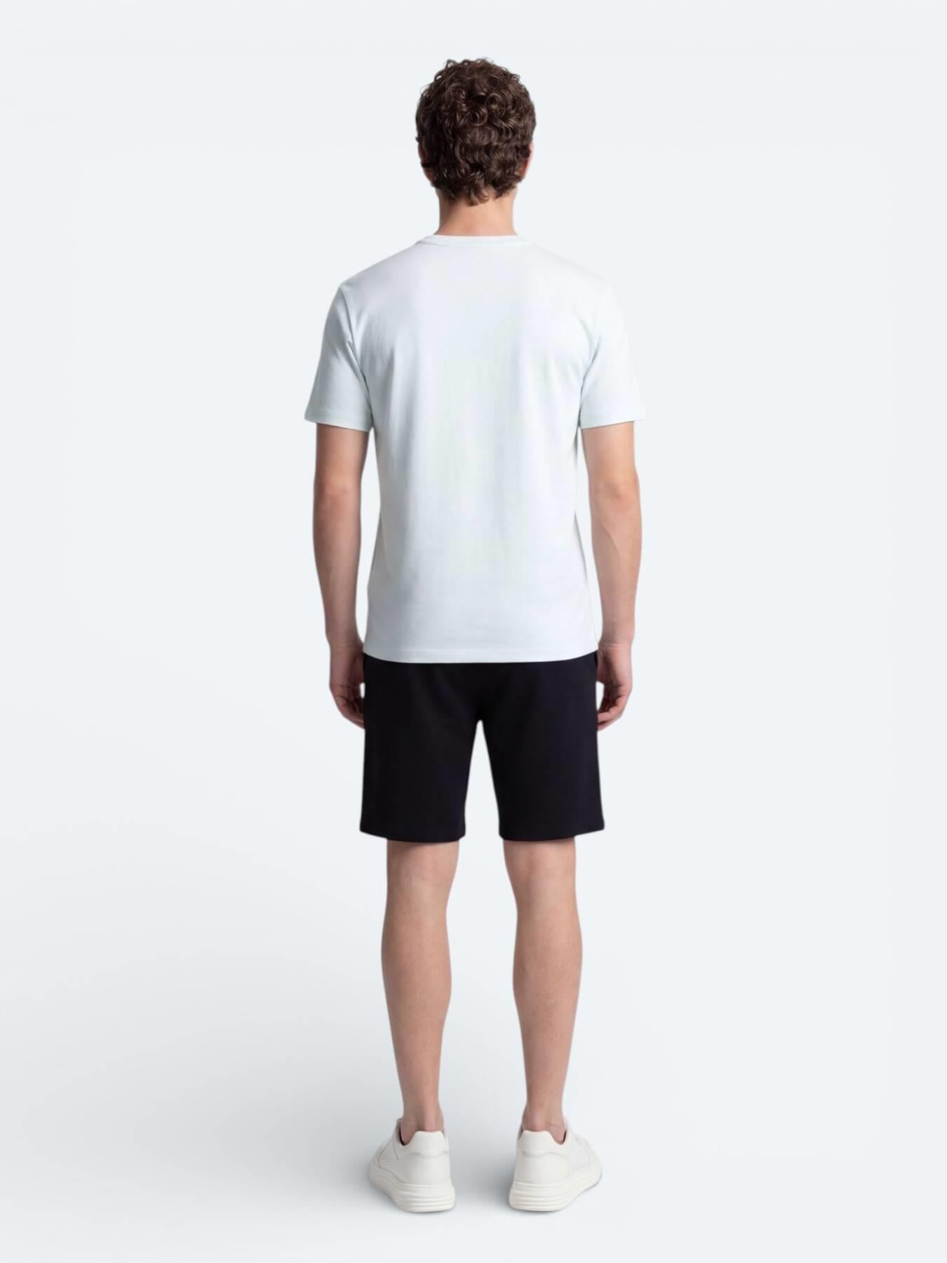 Ekru Düz T-shirt