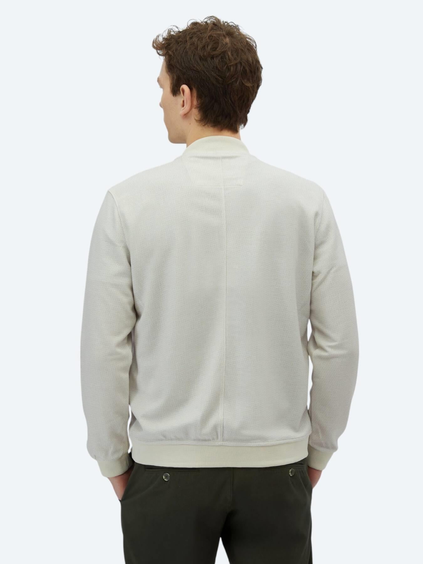 Bej Regular Fit Casual Örme Mont